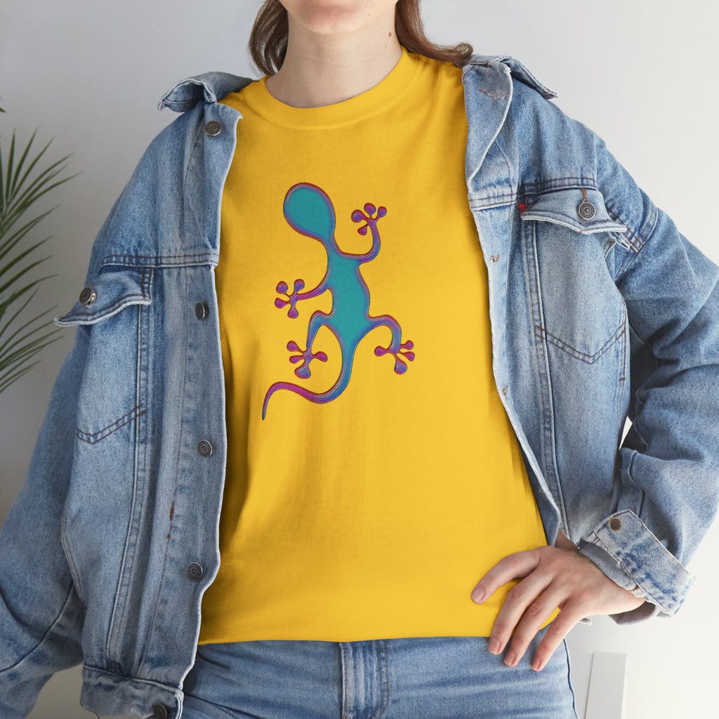 Taino-Inspired Salamander 2 Unisex Heavy Cotton Tee