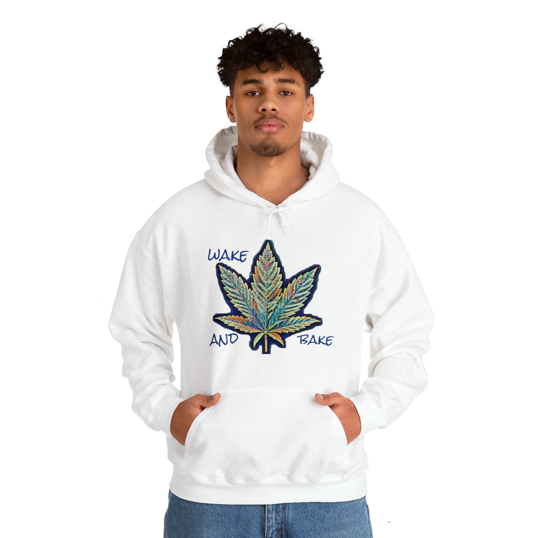 The Five Finger Leaf 2 Unisex Heavy Blend™ Hooded Sweatshirt