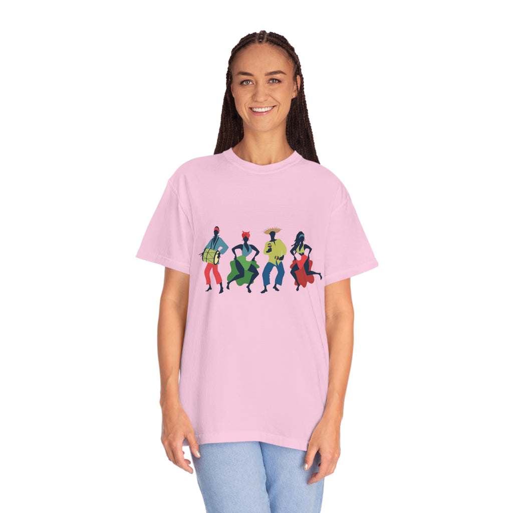 African Dancers Unisex Garment-Dyed T-shirt
