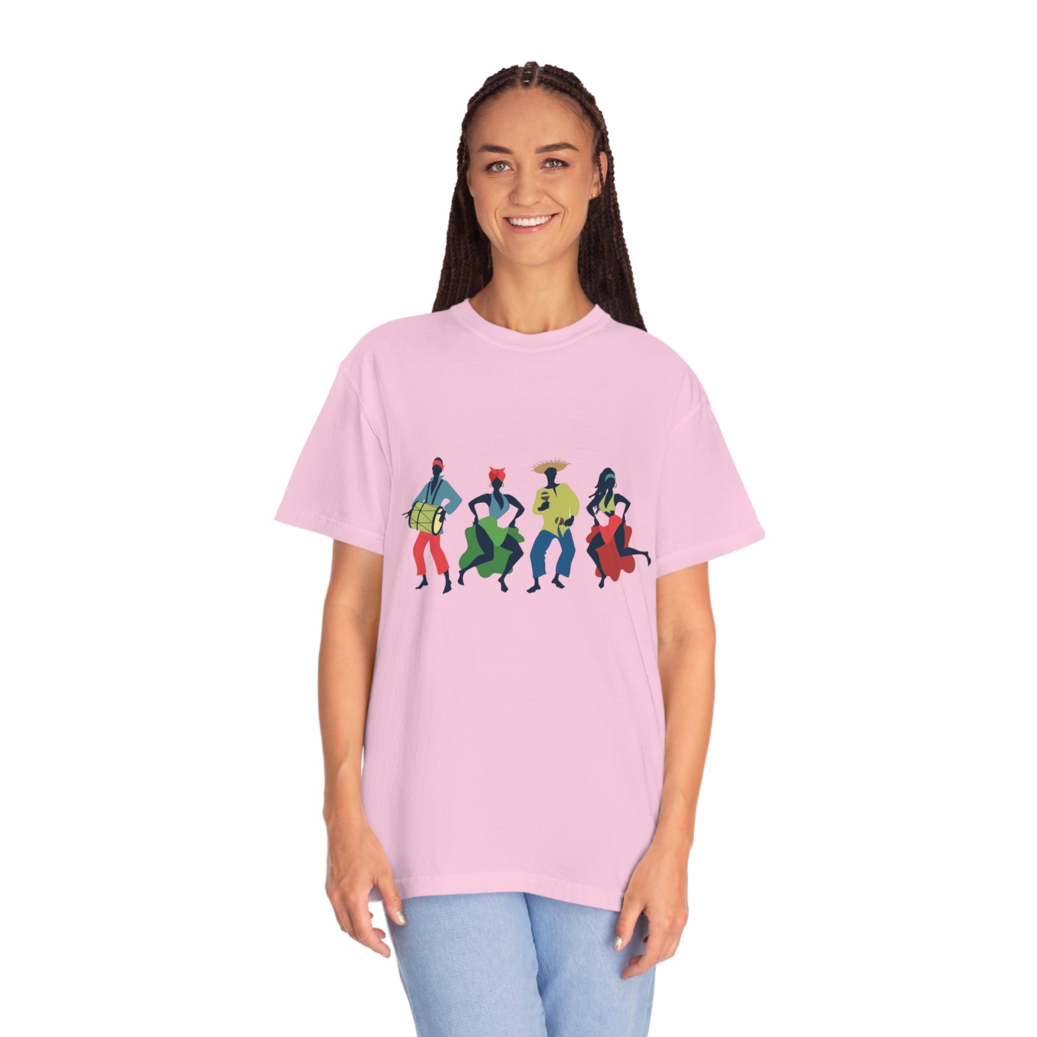 African Dancers Unisex Garment-Dyed T-shirt