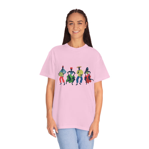 African Dancers Unisex Garment-Dyed T-shirt