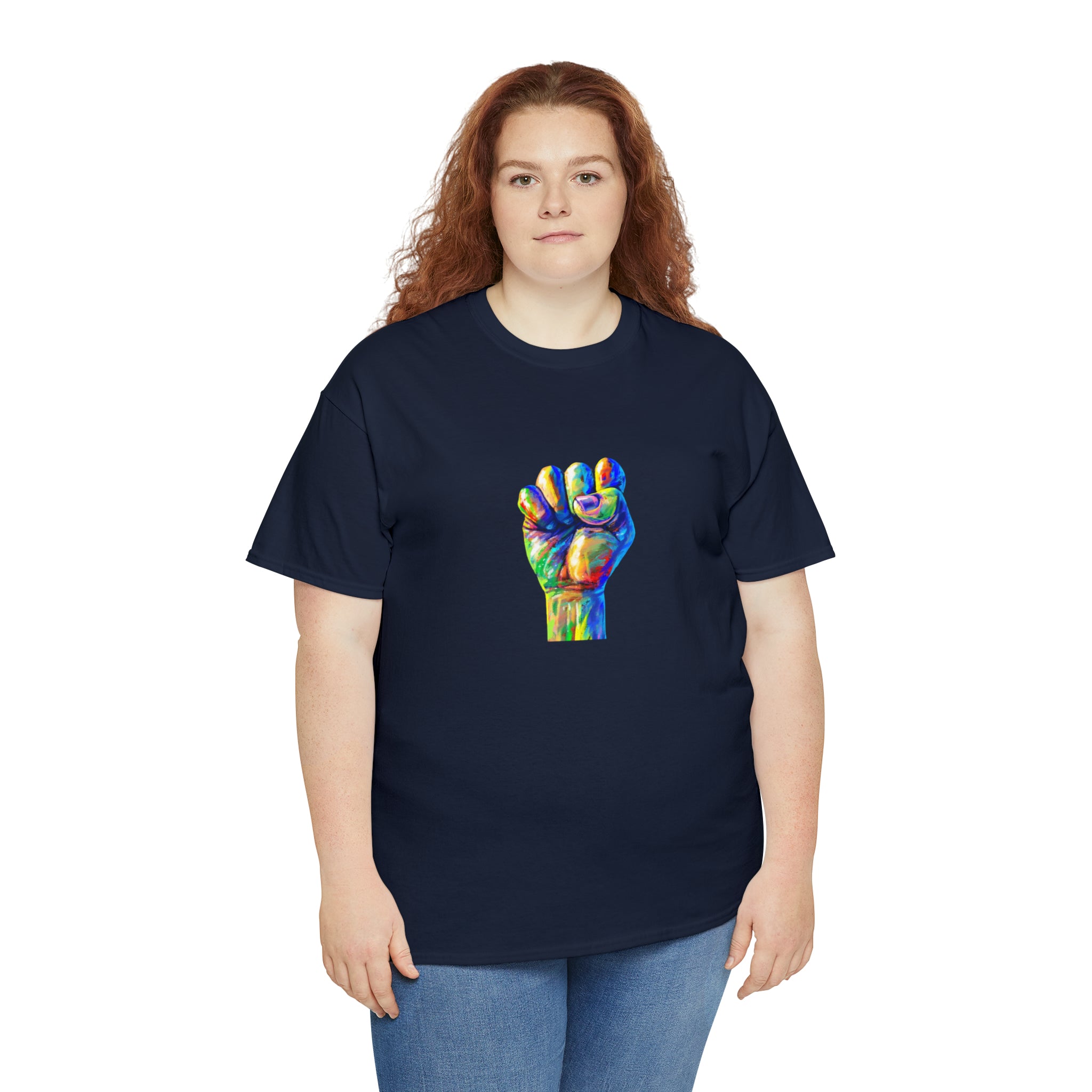 Power to The People Fist Unisex Heavy Cotton Tee