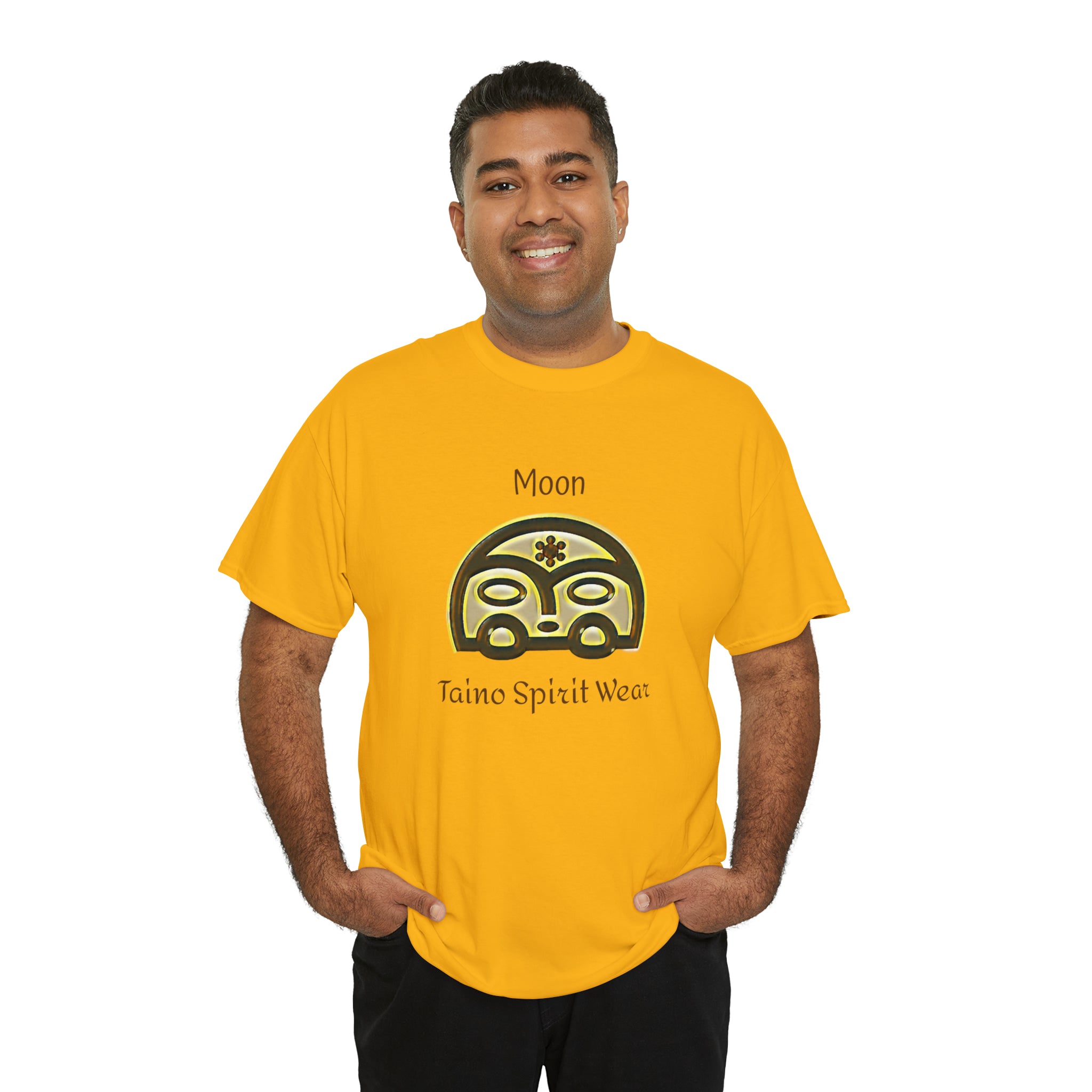 Taino Moon/ Puerto Rican Coqui Unisex Heavy Cotton Tee