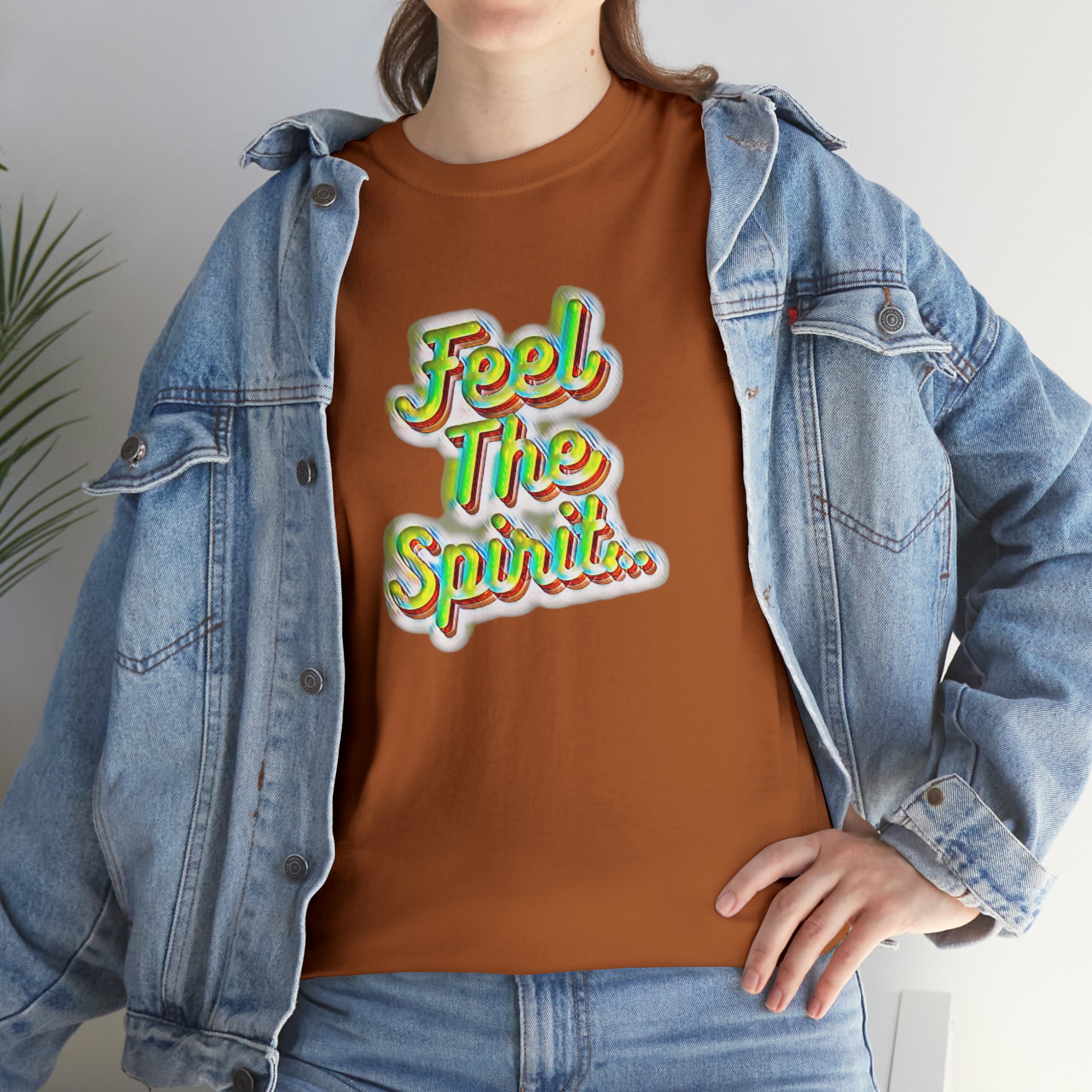 Feel The Spirit Unisex Heavy Cotton Tee