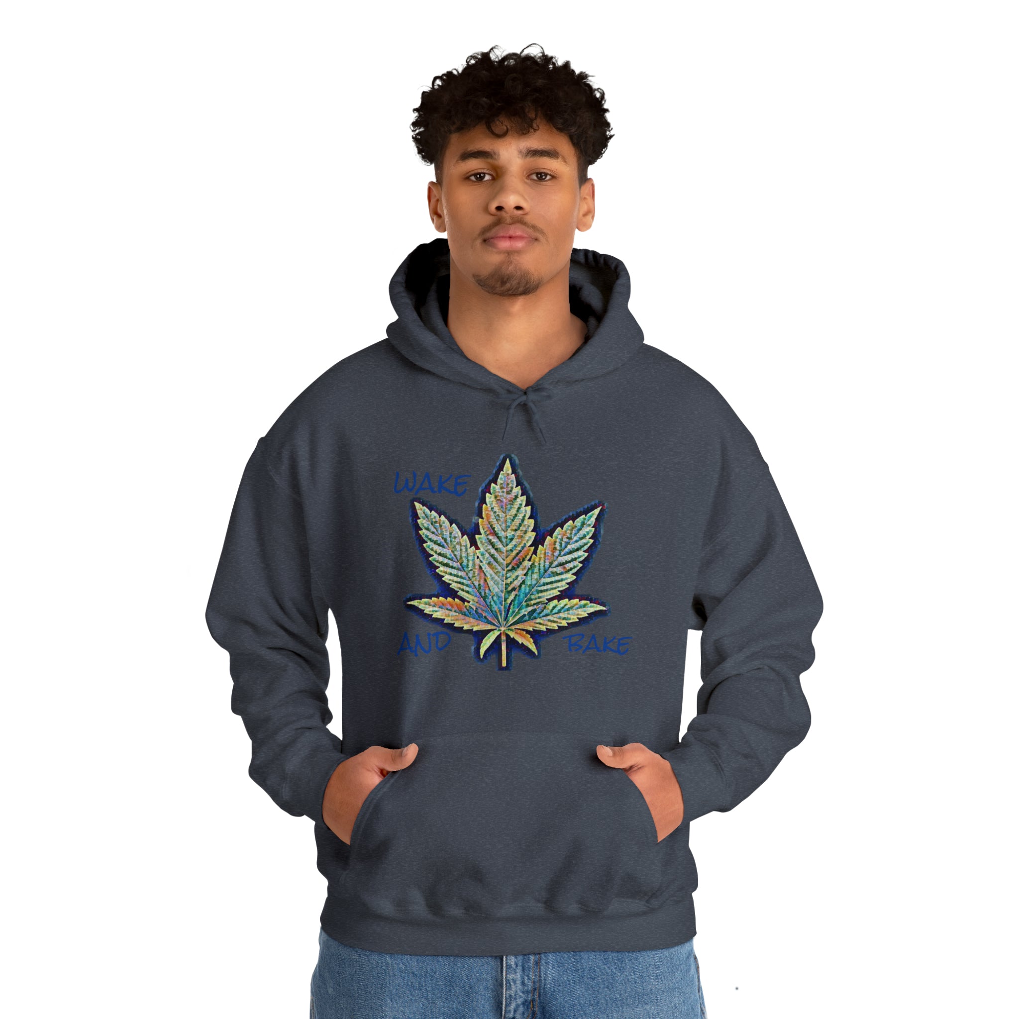 The Five Finger Leaf 2 Unisex Heavy Blend™ Hooded Sweatshirt