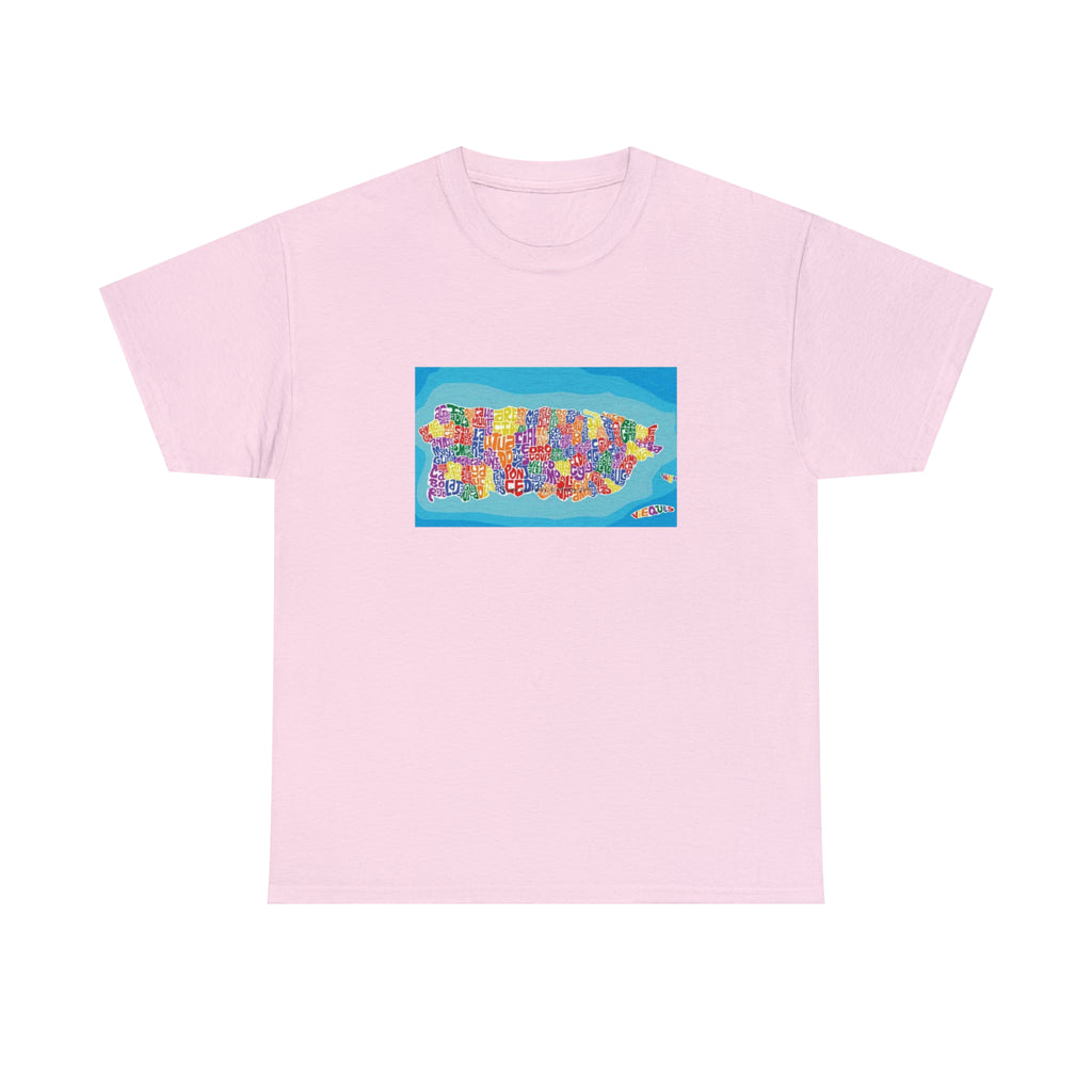 The Island of Puerto Rico Unisex Heavy Cotton Tee