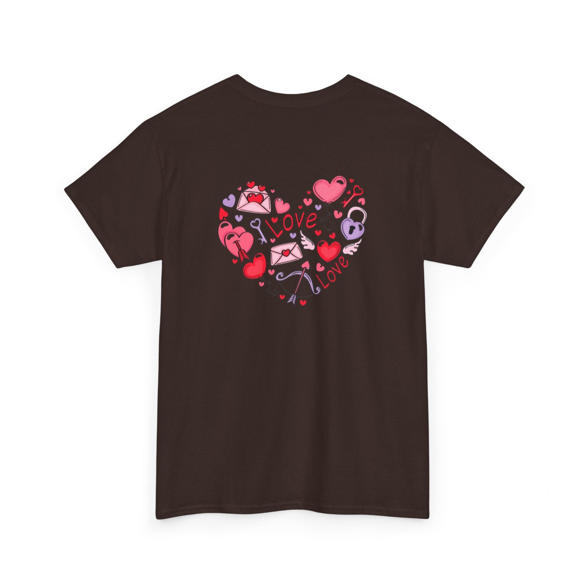 Valentine's Day Love Heart Graphic Tee – Valentine’s Day Romantic Shirt