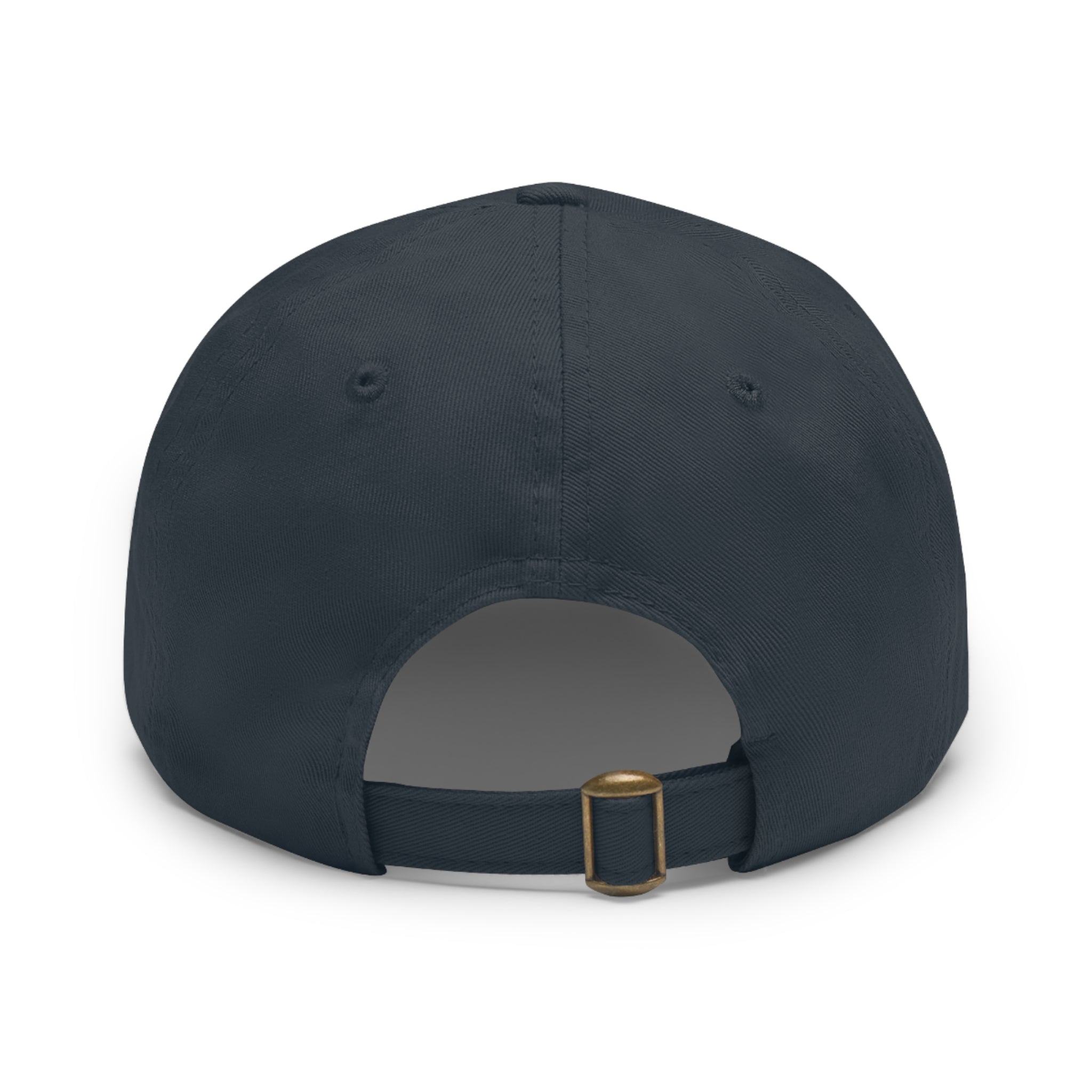 Taino Symbolism Dad Hat with Leather Patch (Round)