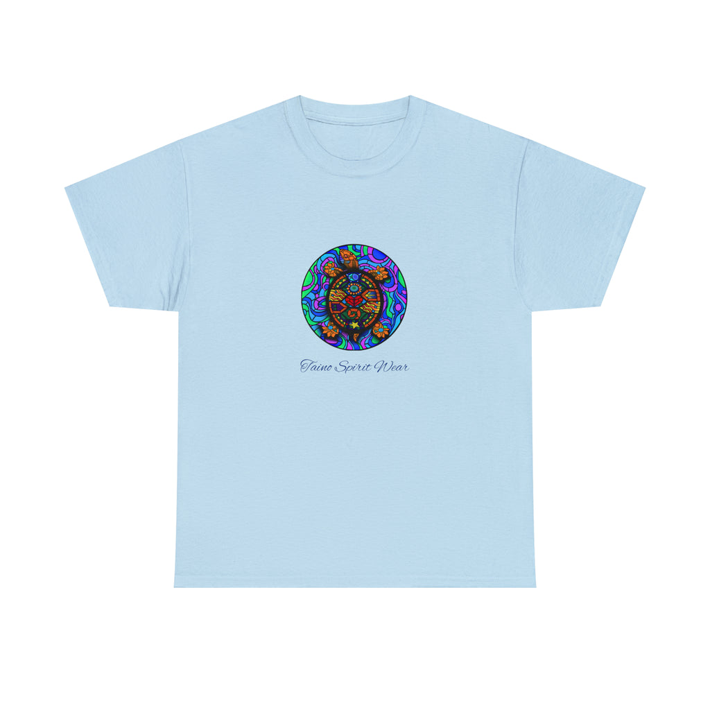 Taino-Inspired Turtle Unisex Heavy Cotton Tee