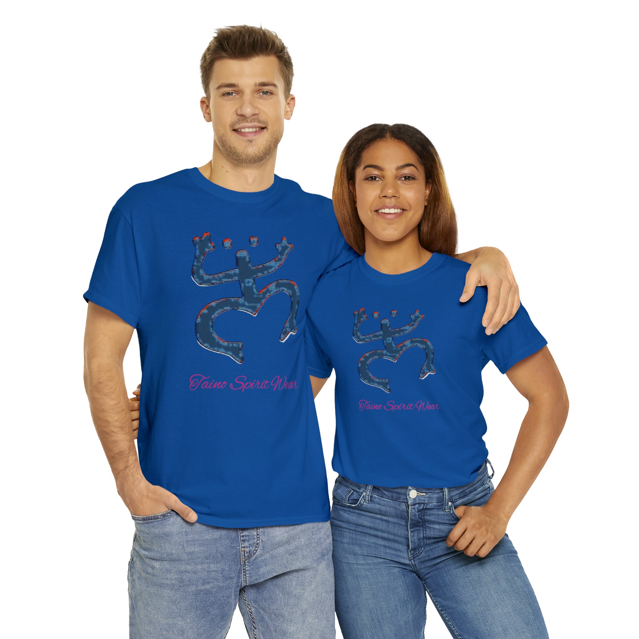 Taino Large Coqui Unisex Heavy Cotton Tee