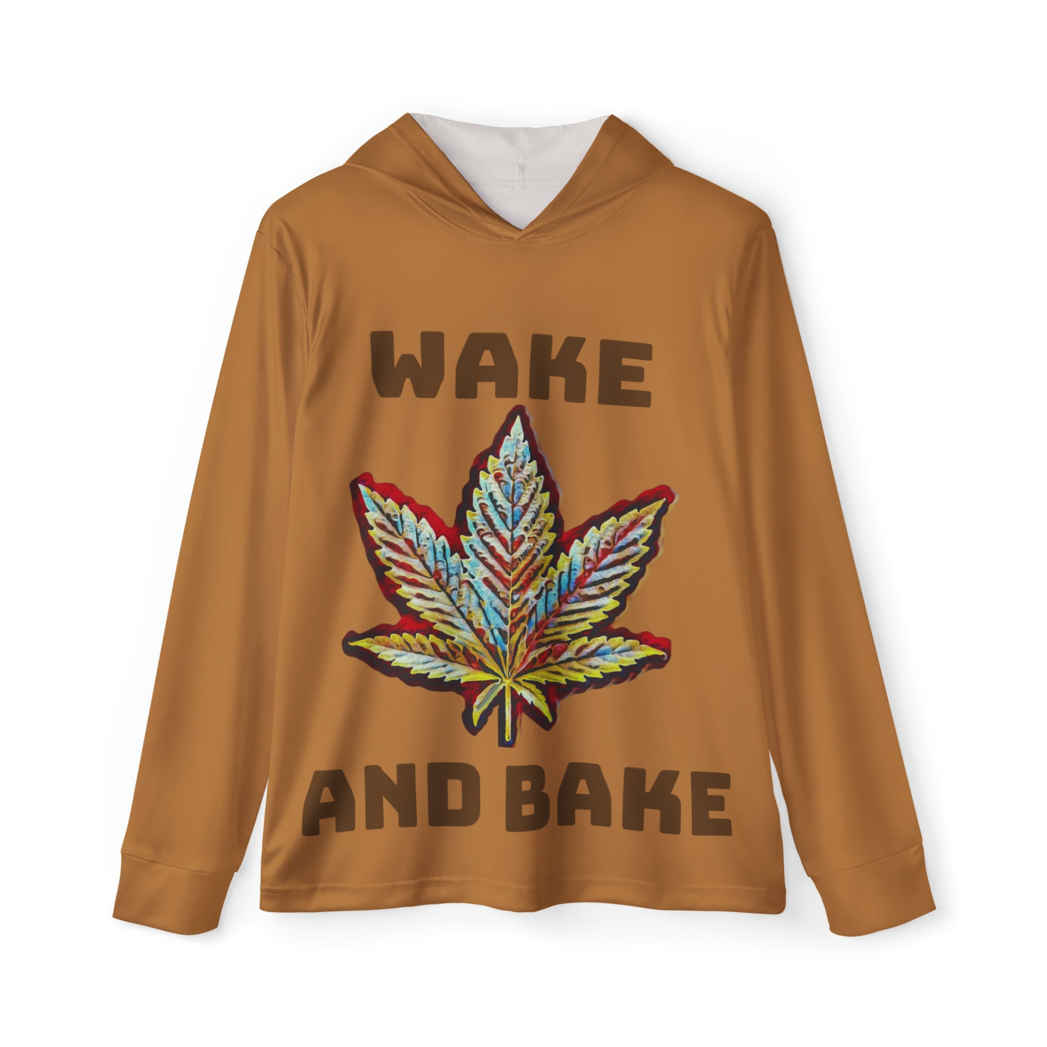Wake and Bake Men's Sports Warmup Hoodie (AOP)