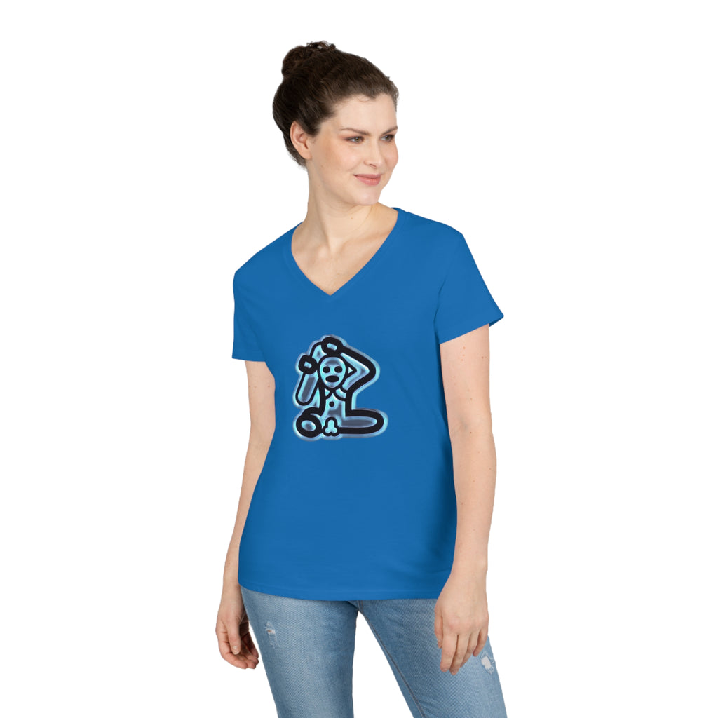 Taino Symbolism Ladies' V-Neck T-Shirt