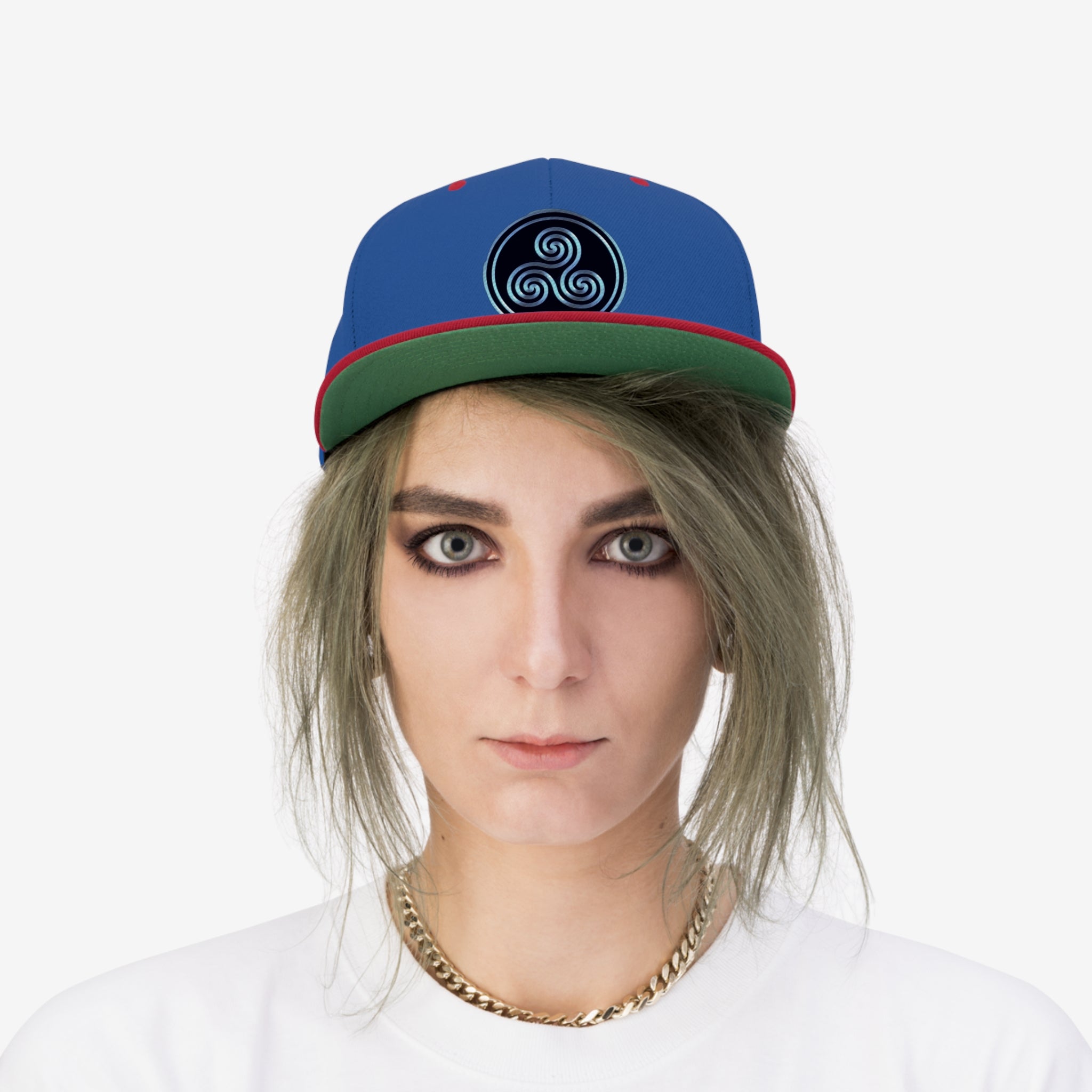 Taino Dark Hurricane Unisex Flat Bill Hat