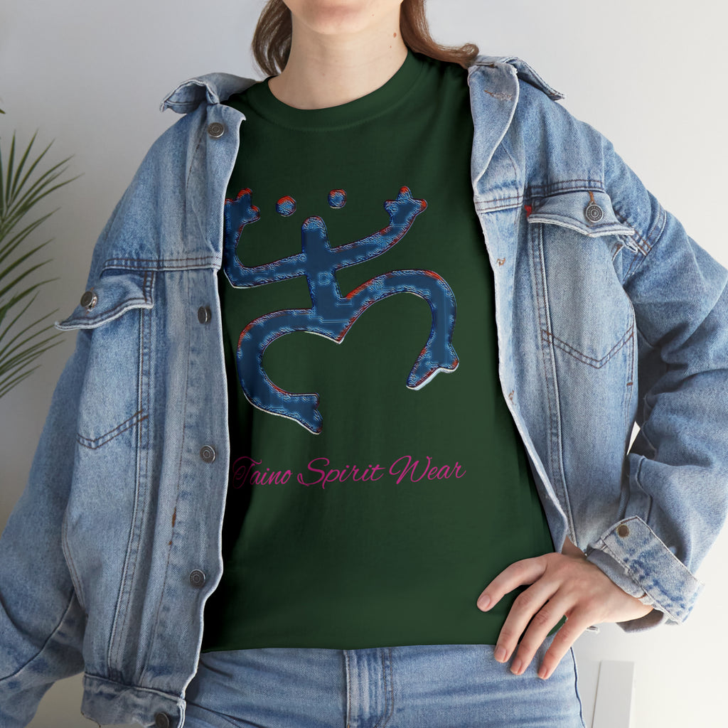 Taino Large Coqui Unisex Heavy Cotton Tee