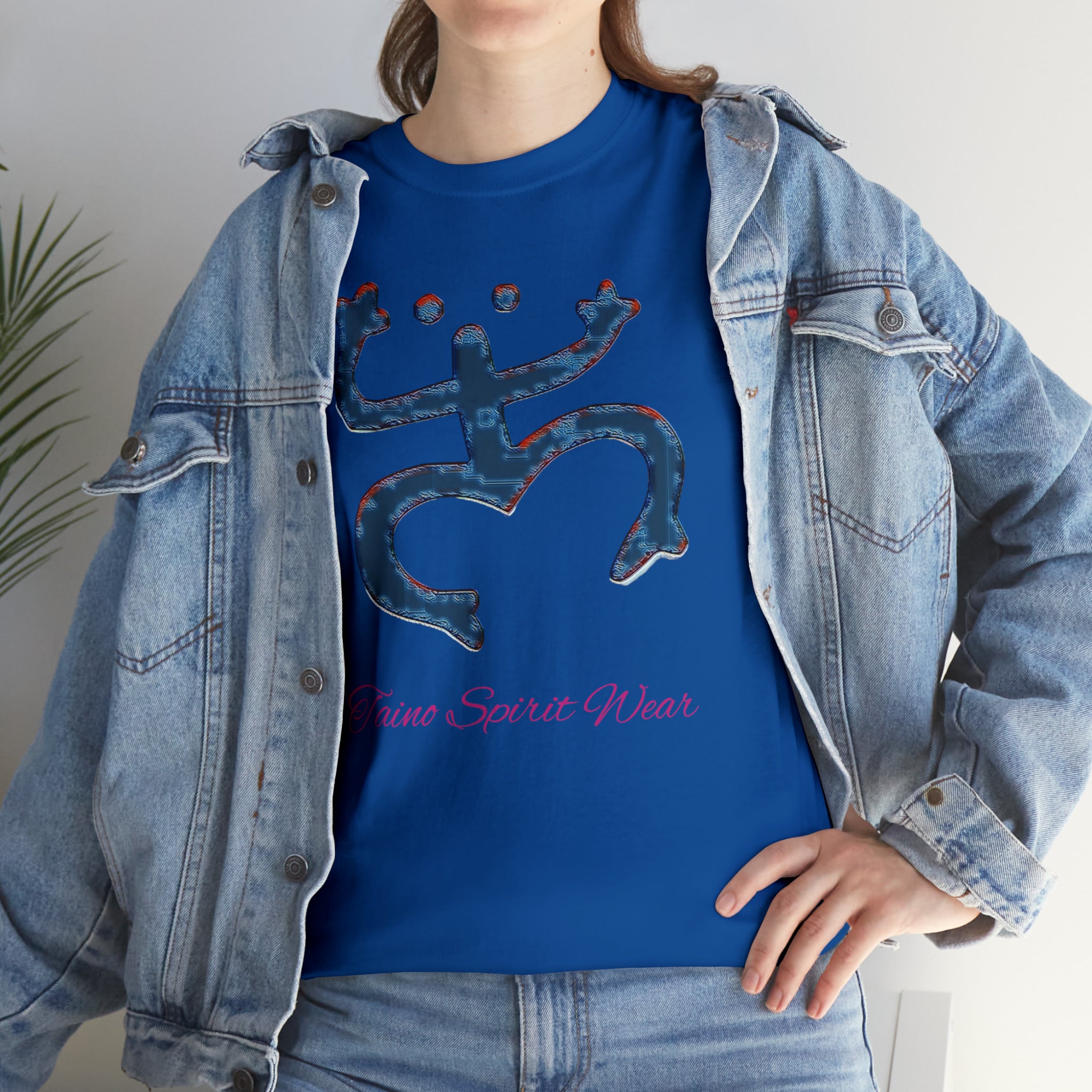 Taino Large Coqui Unisex Heavy Cotton Tee