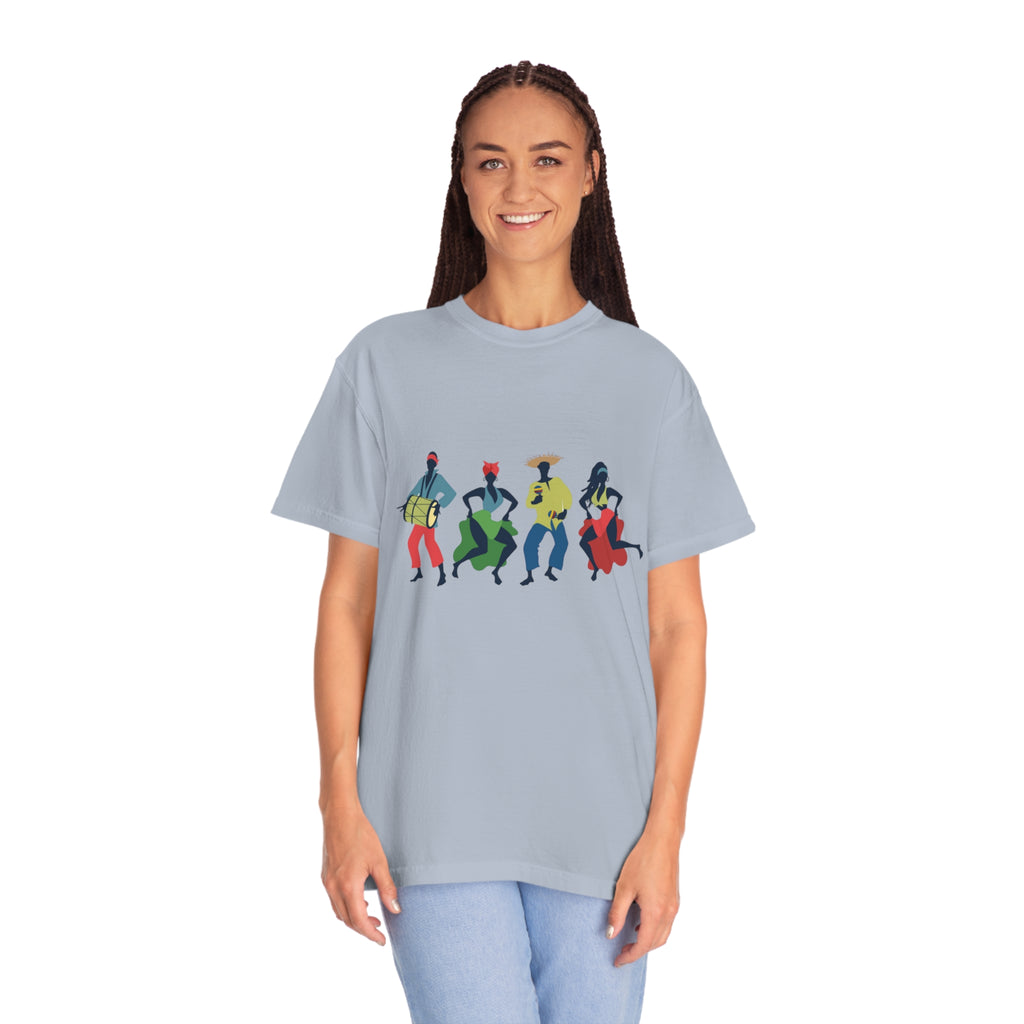 African Dancers Unisex Garment-Dyed T-shirt