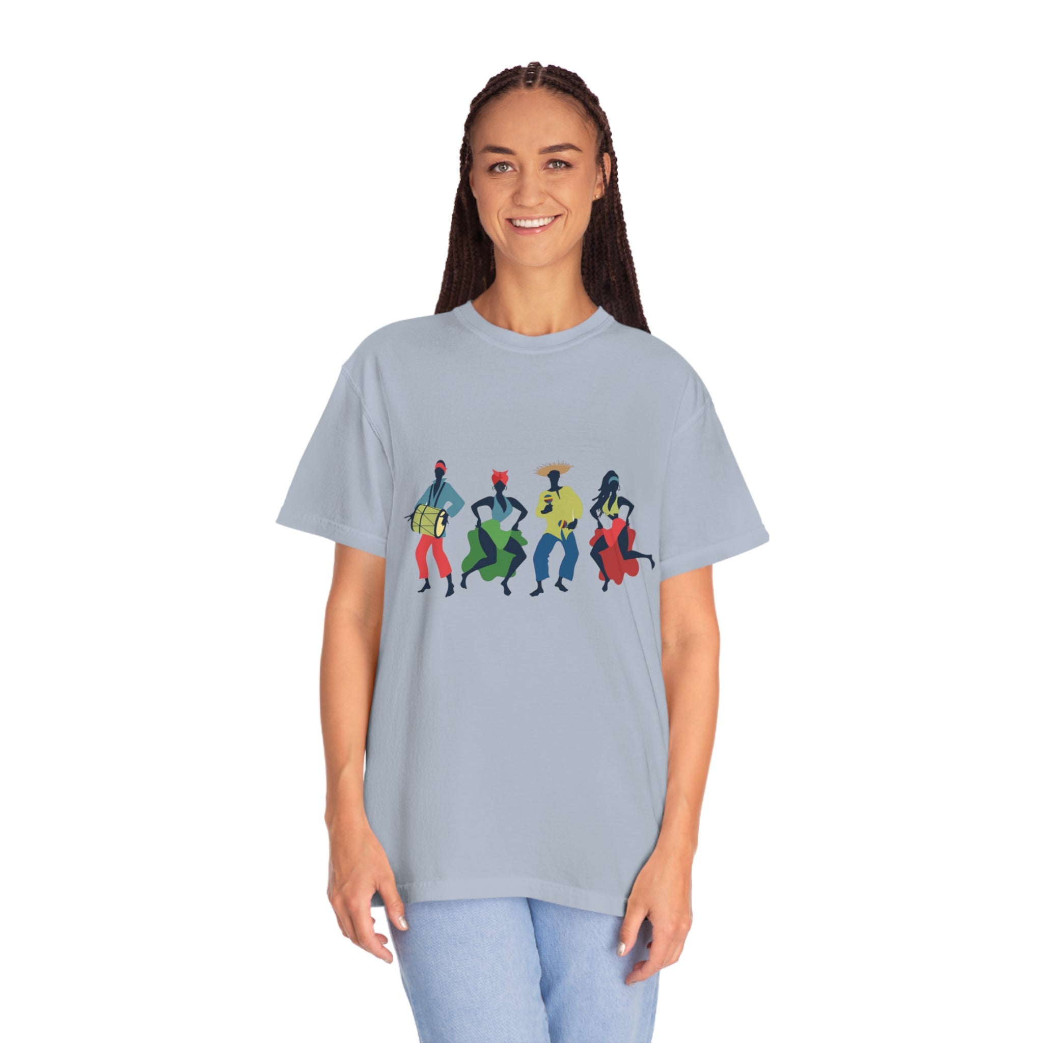 African Dancers Unisex Garment-Dyed T-shirt