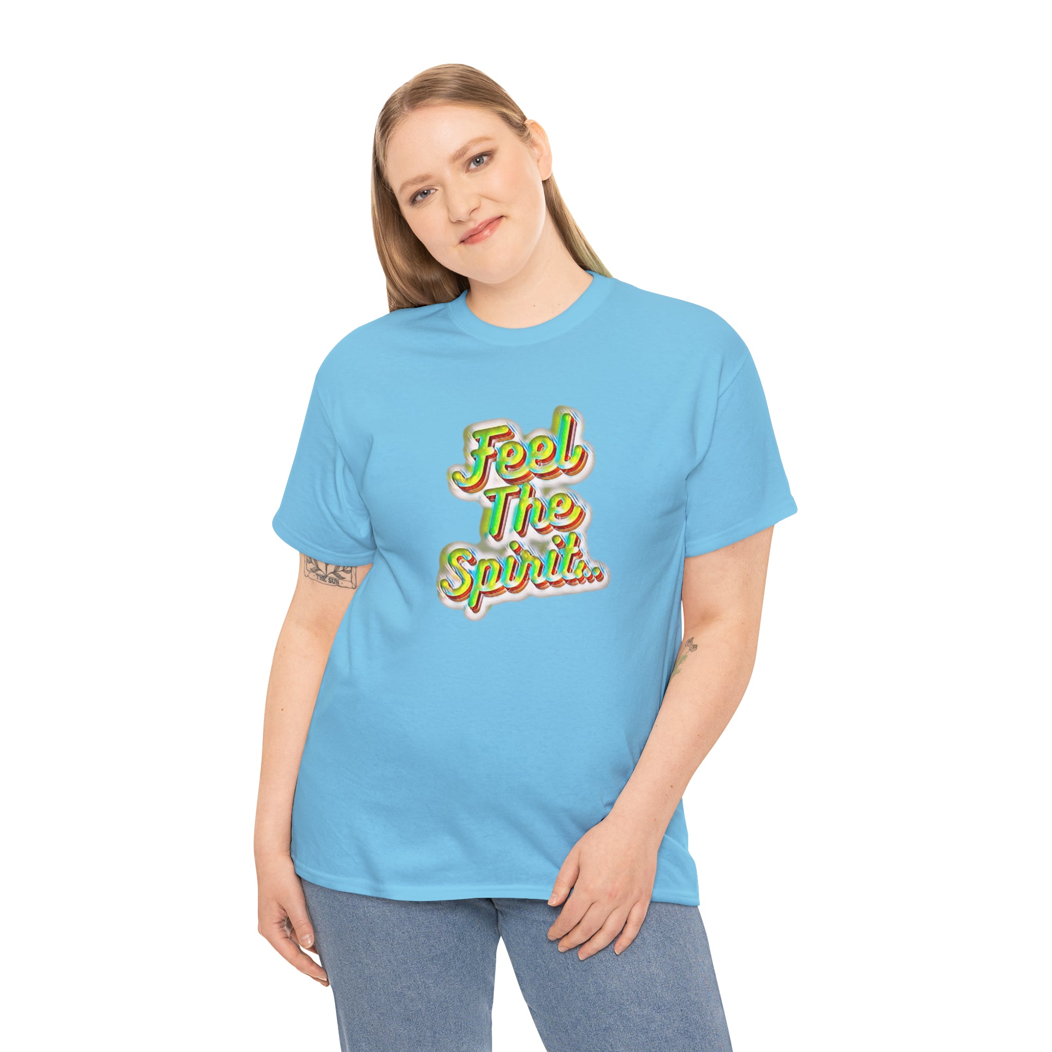 Feel The Spirit Unisex Heavy Cotton Tee