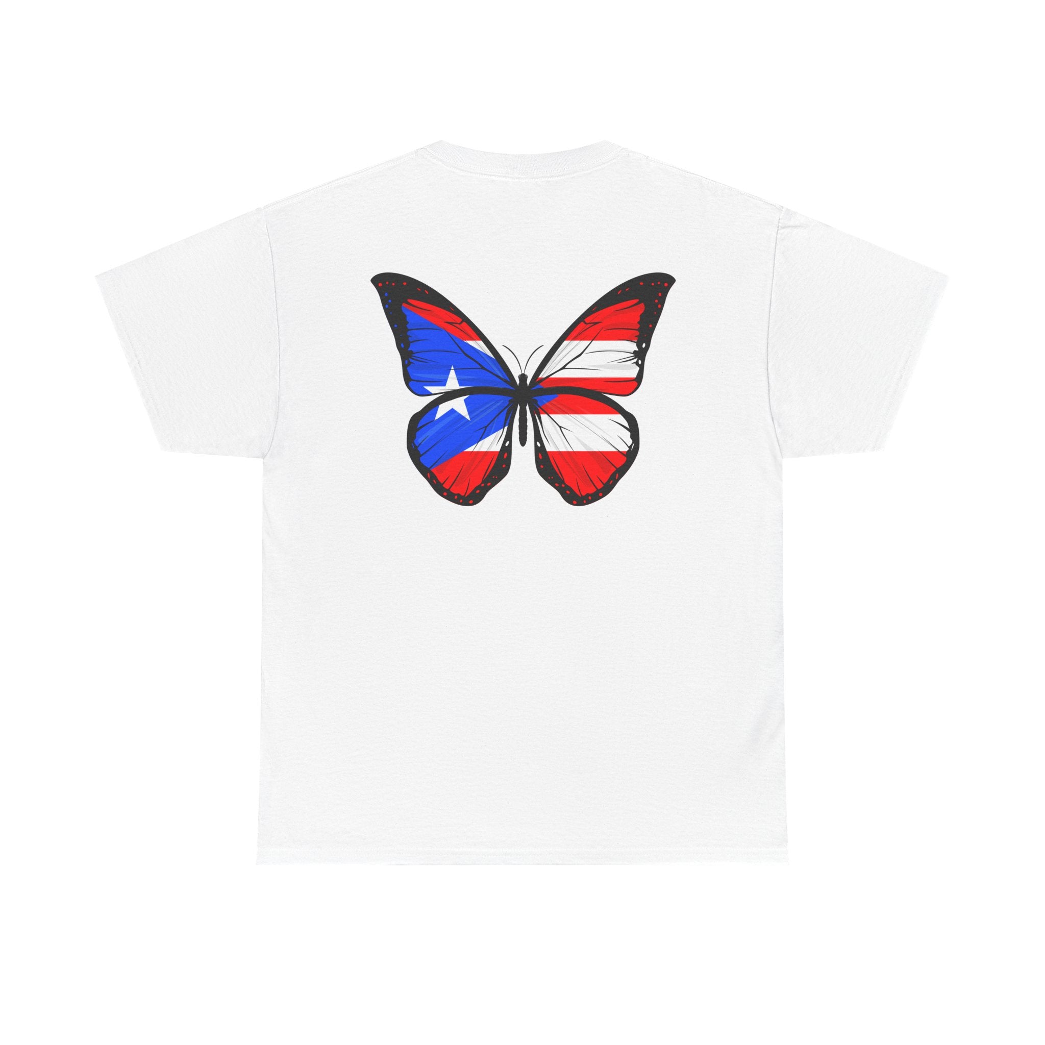 Women's Puerto Rico Flag Butterfly T-Shirt