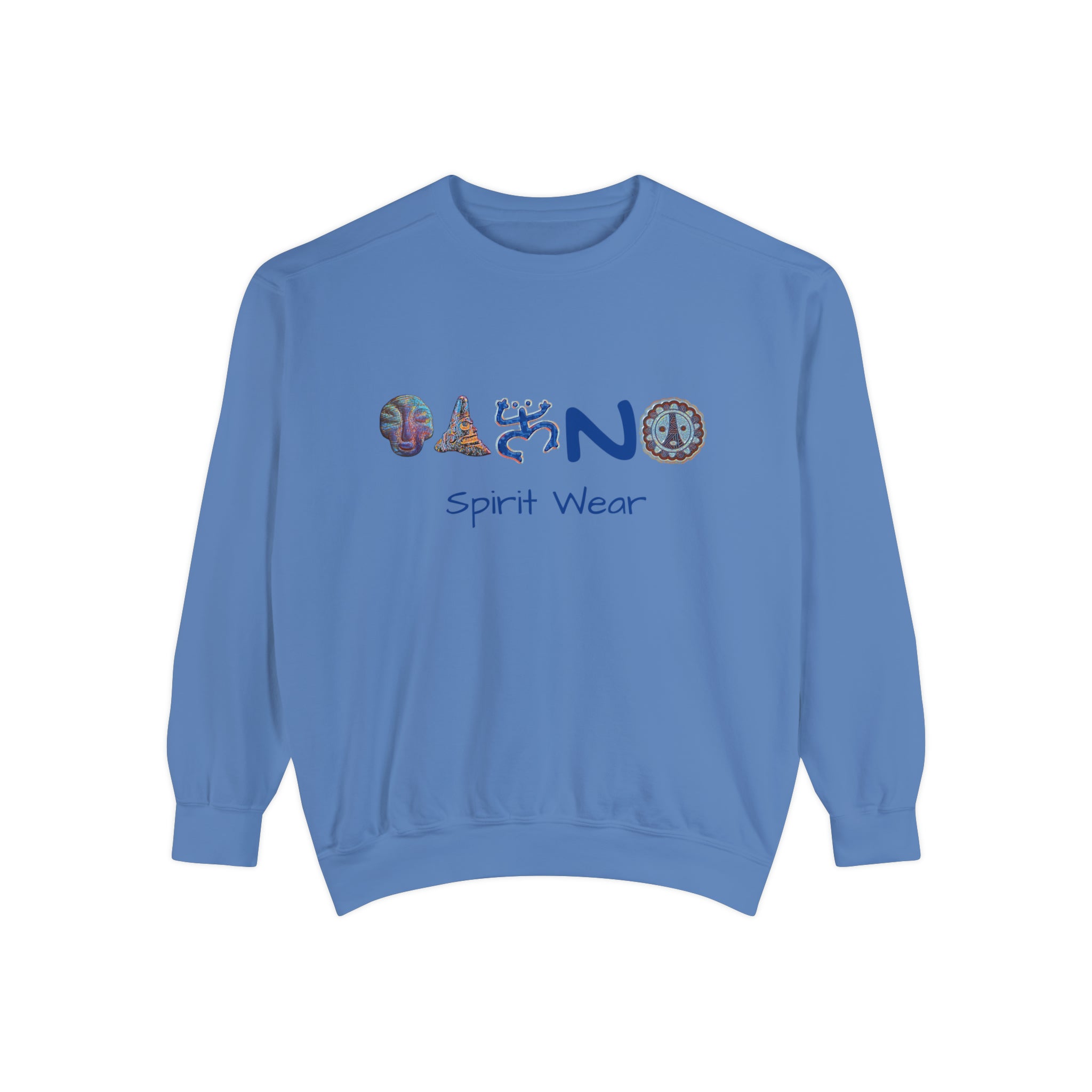 Taino Spirit Wear Symbols Unisex Garment-Dyed Sweatshirt