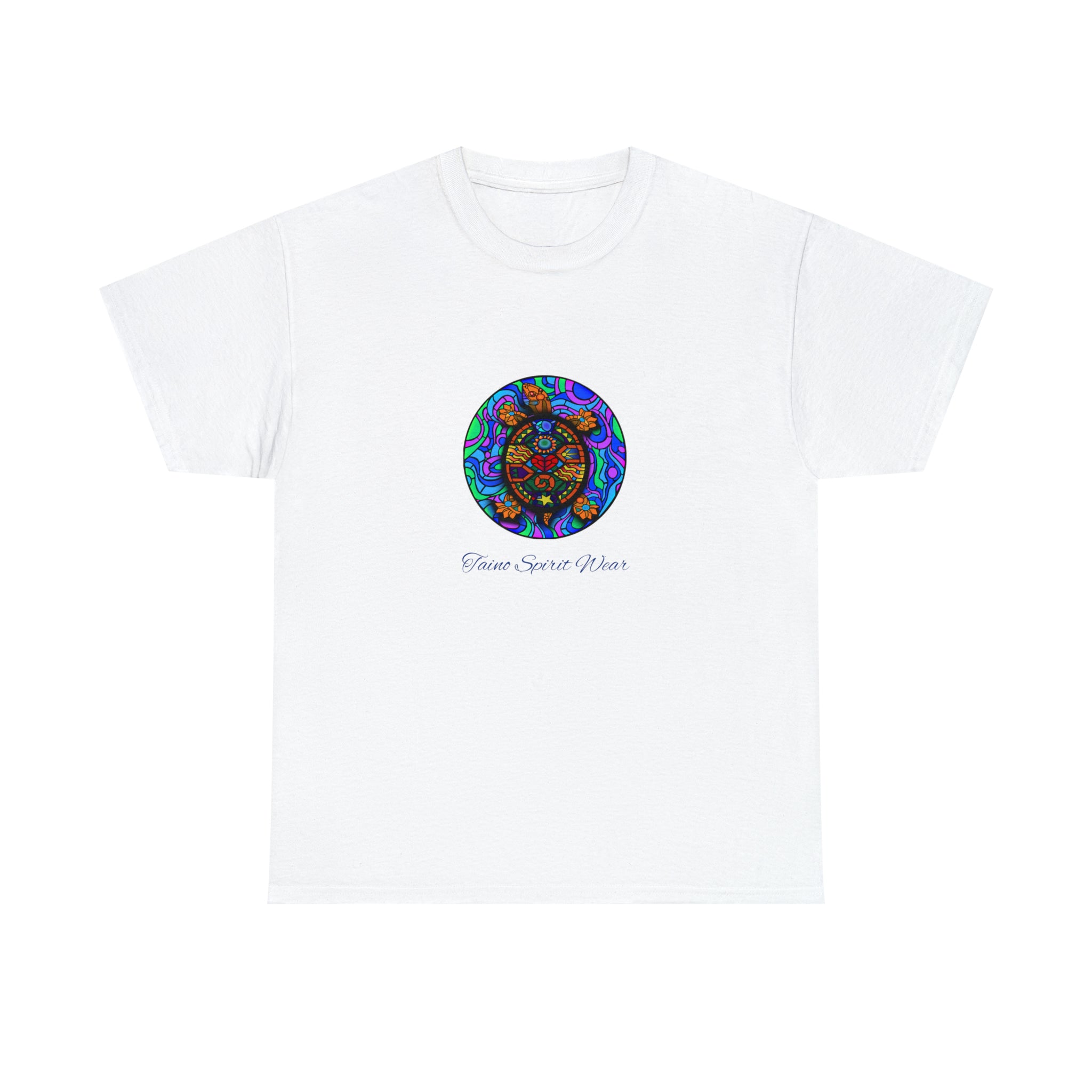 Taino-Inspired Turtle Unisex Heavy Cotton Tee