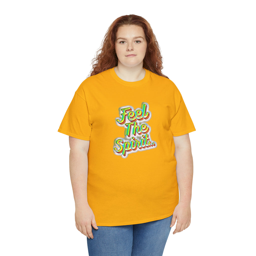 Feel The Spirit Unisex Heavy Cotton Tee