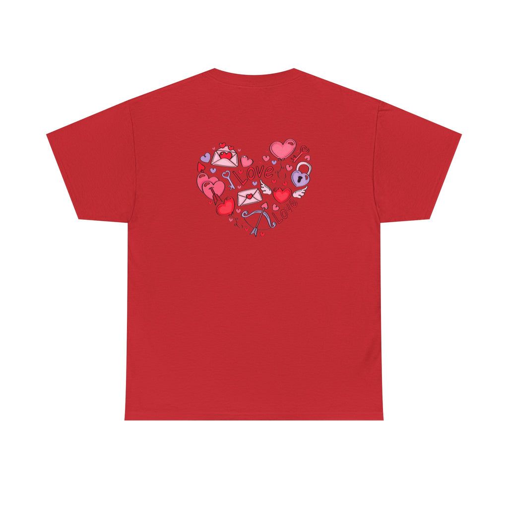 Valentine's Day Love Heart Graphic Tee – Valentine’s Day Romantic Shirt