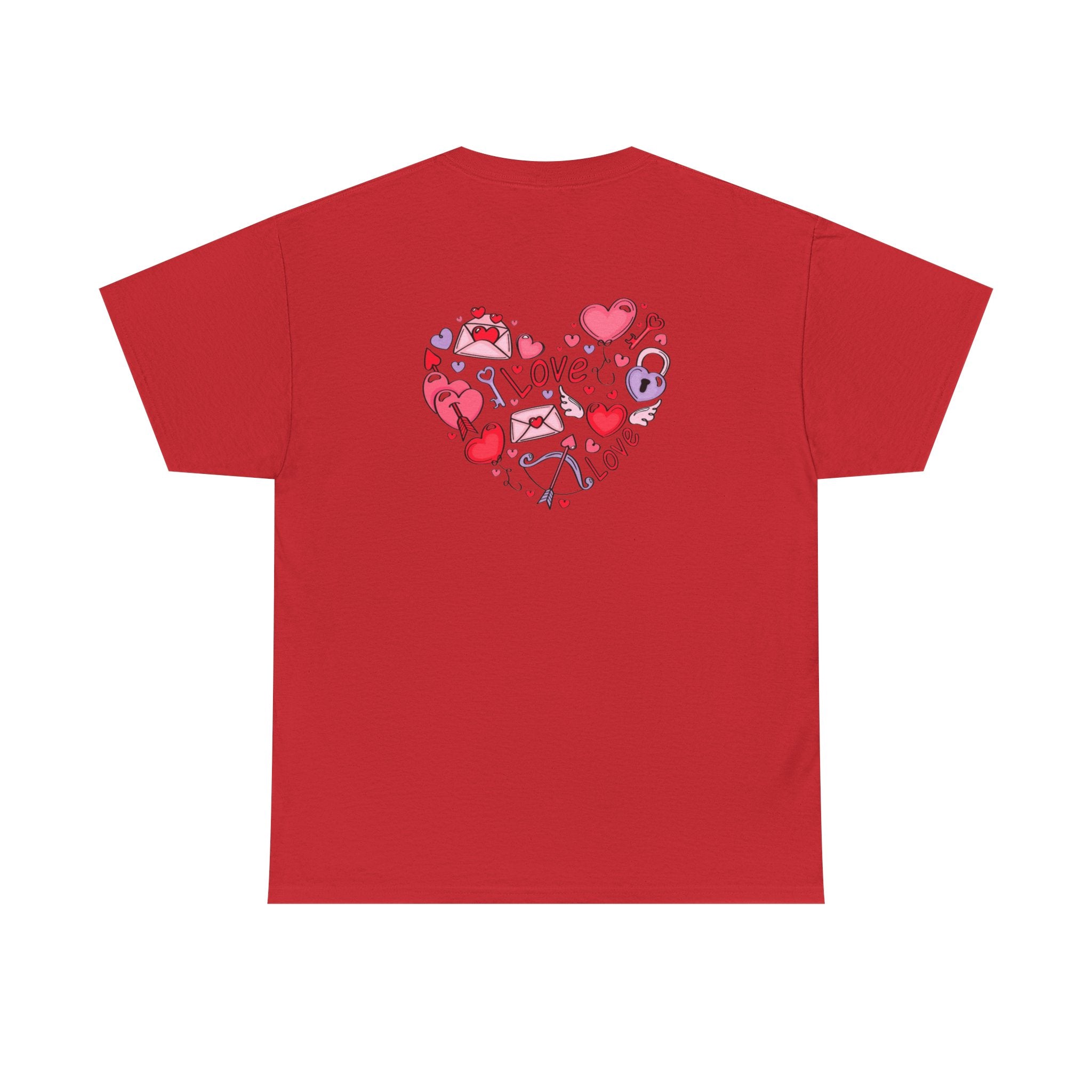 Valentine's Day Love Heart Graphic Tee – Valentine’s Day Romantic Shirt