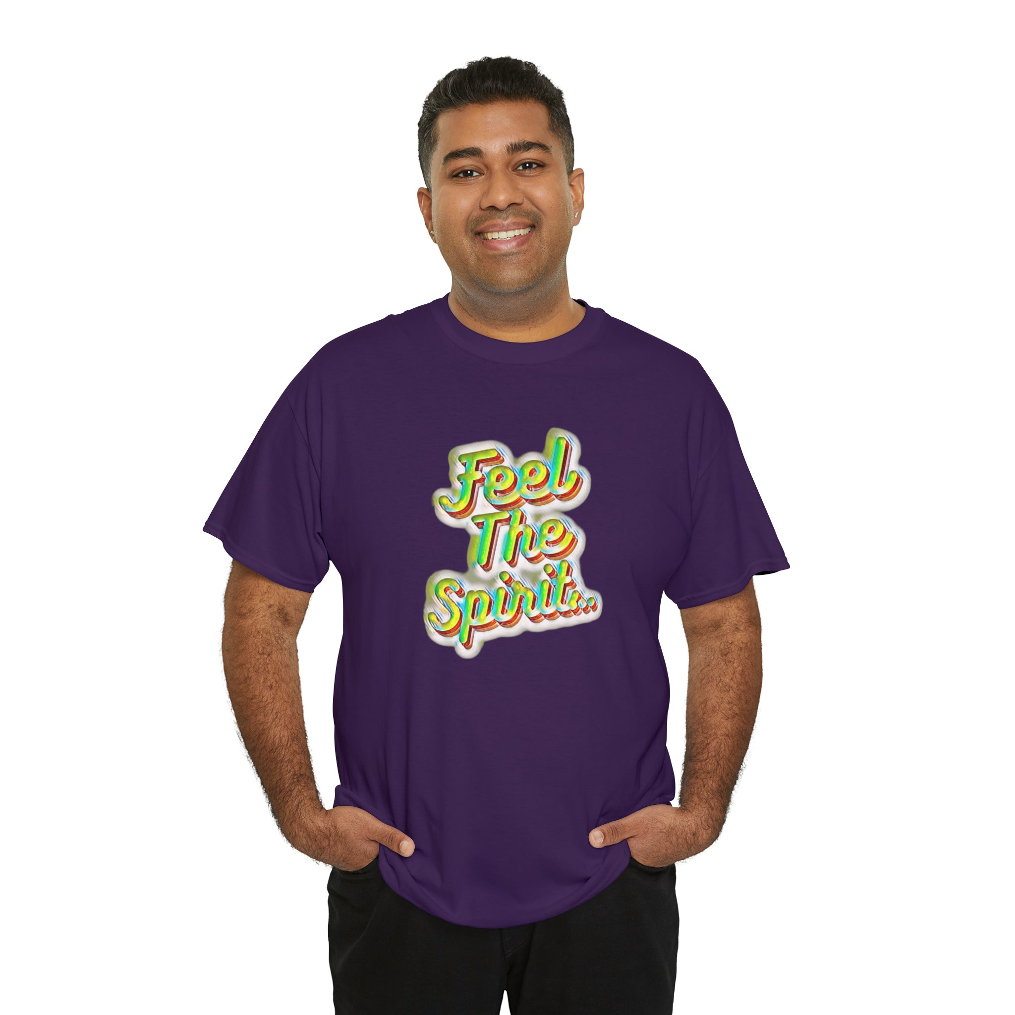 Feel The Spirit Unisex Heavy Cotton Tee