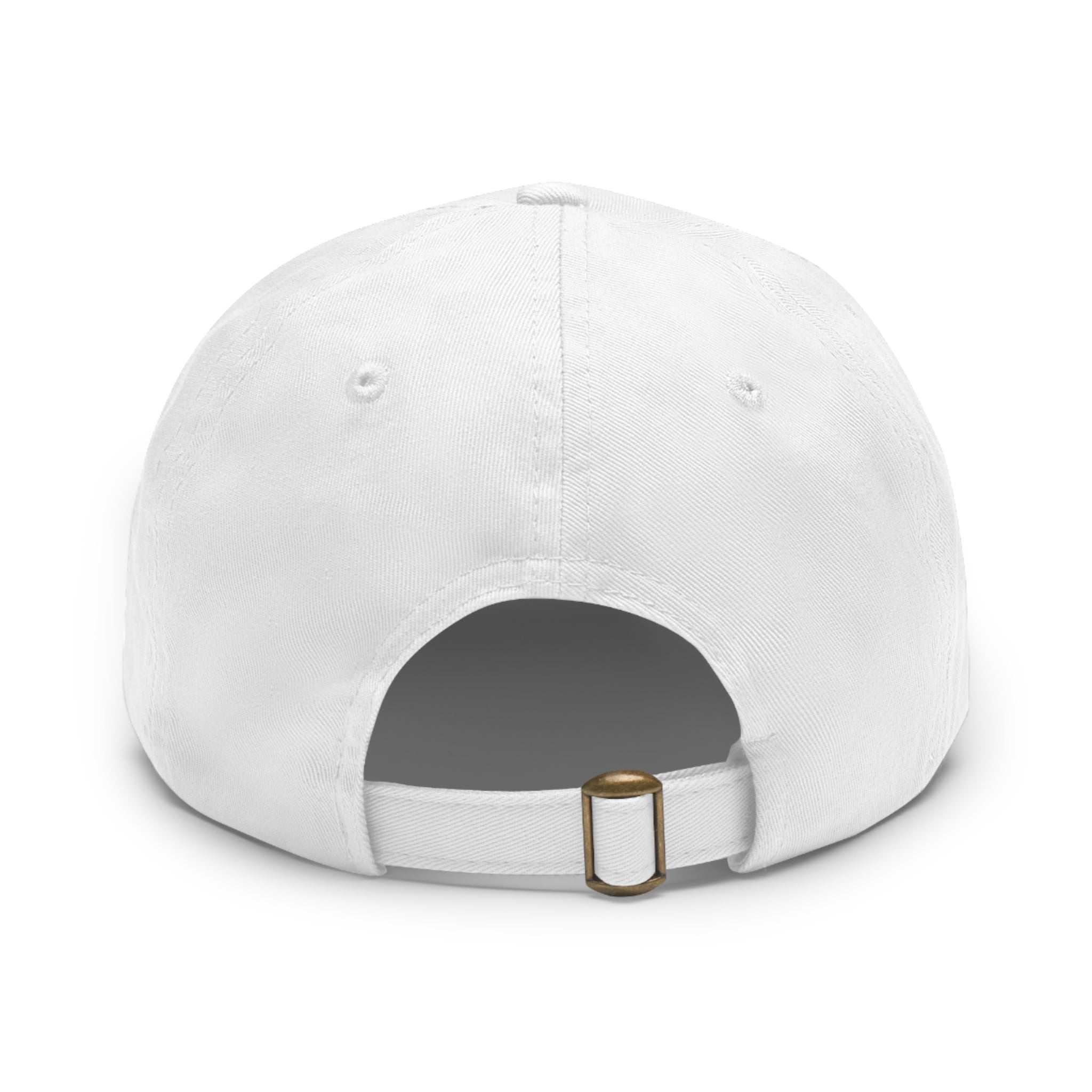 Taino Symbolism Dad Hat with Leather Patch (Round)