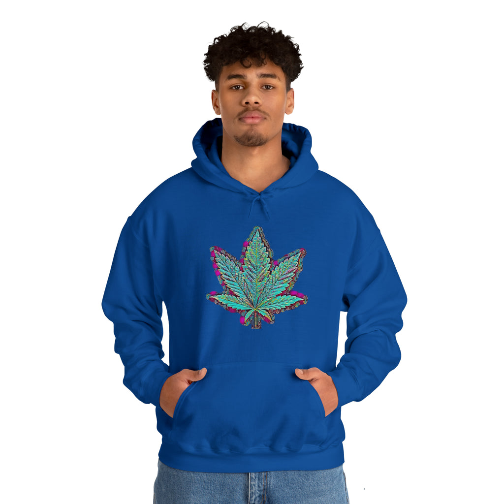The Five Finger Leaf Unisex Heavy Blend™ Hooded Sweatshirt