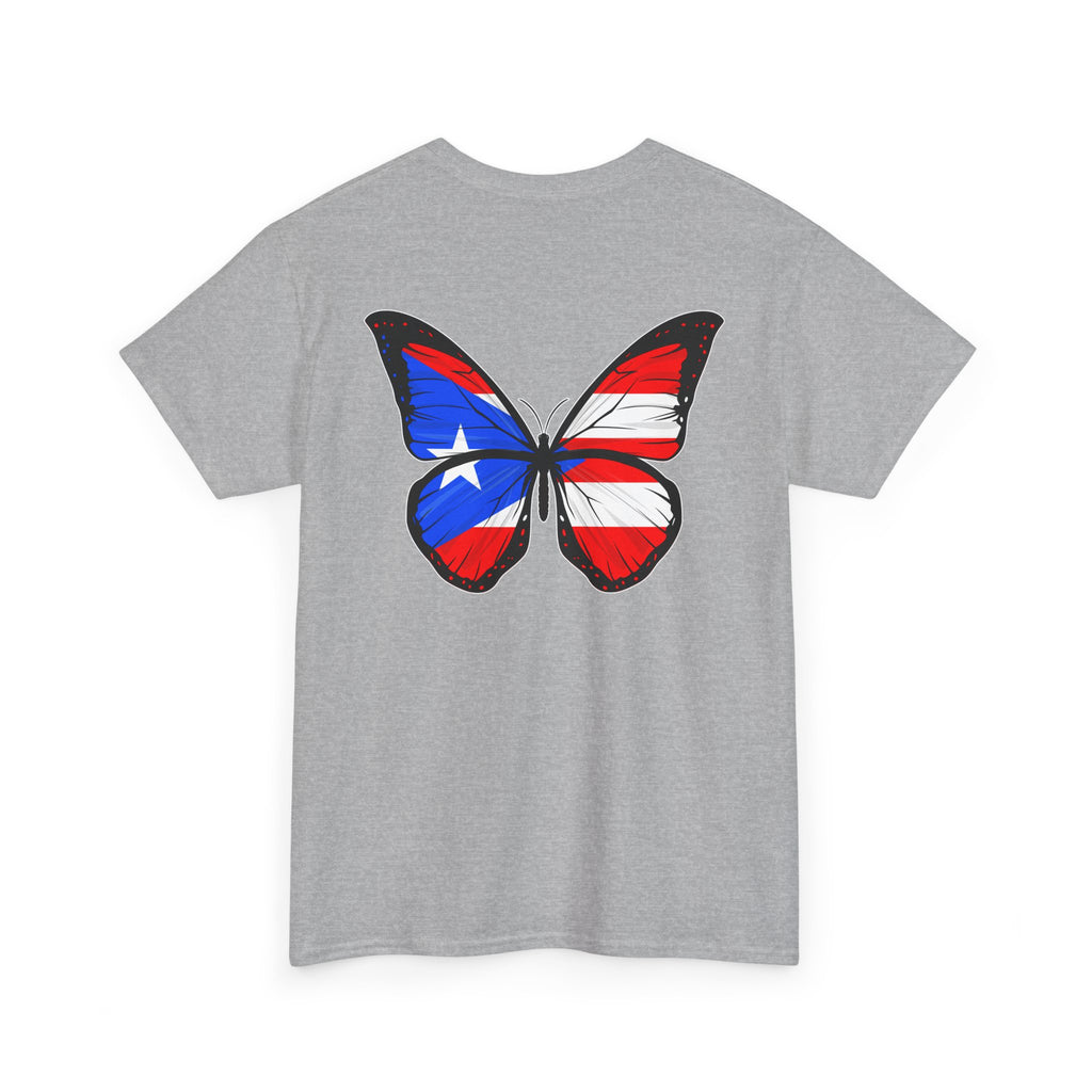 Women's Puerto Rico Flag Butterfly T-Shirt