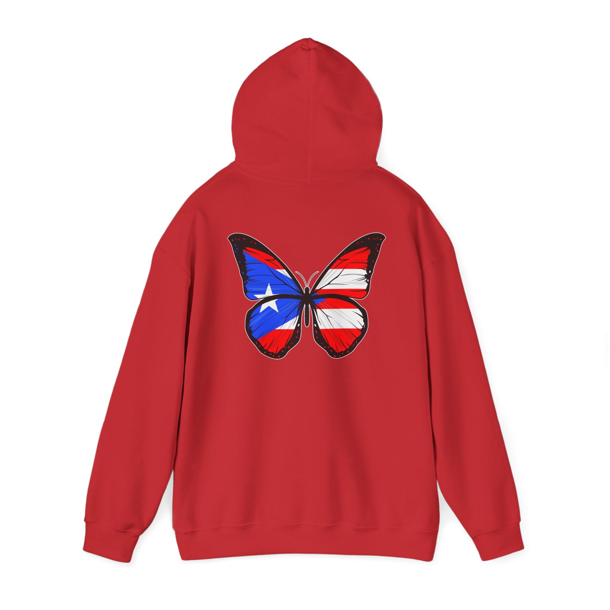 Women's Puerto Rico Flag Butterfly Hoodie