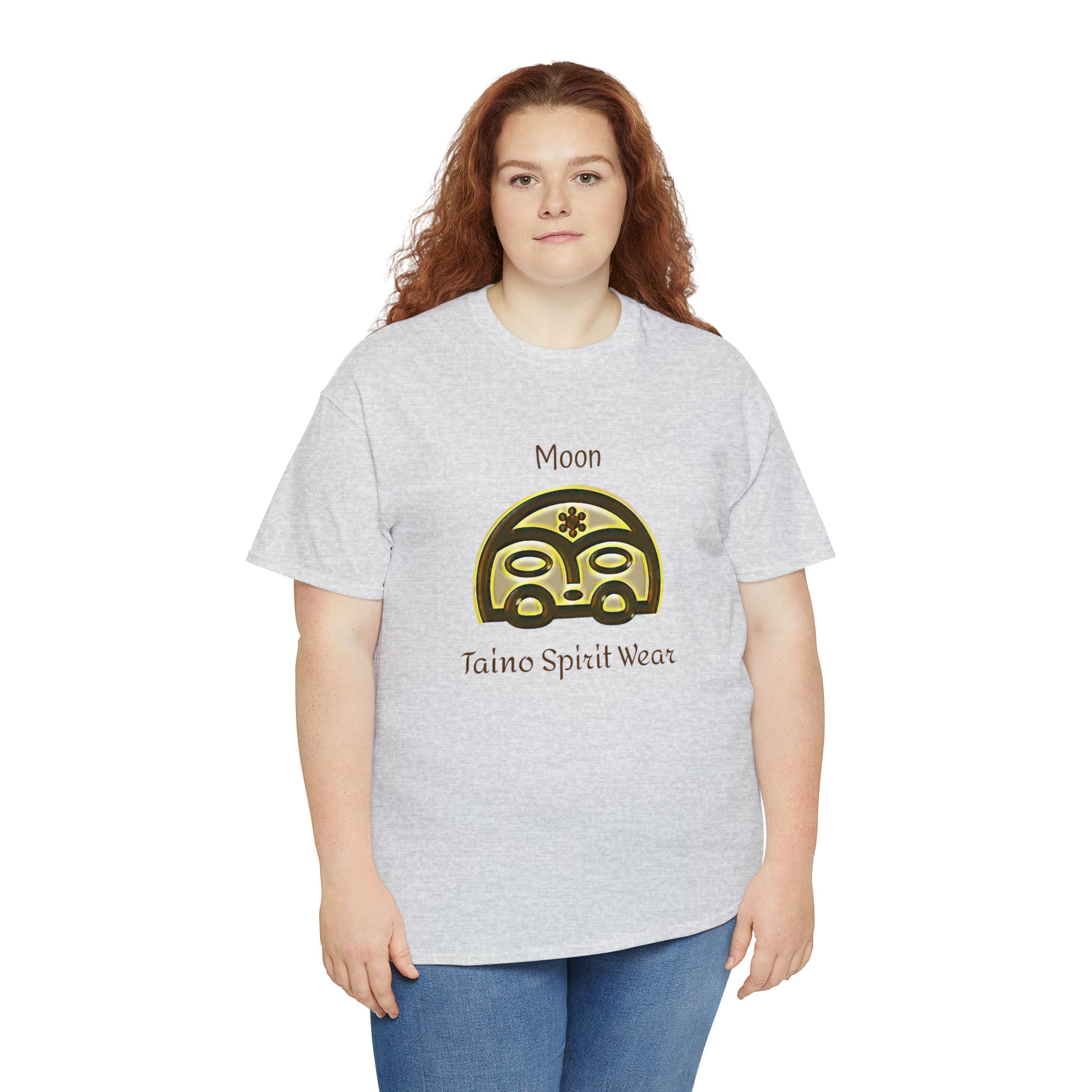 Taino Moon/ Puerto Rican Coqui Unisex Heavy Cotton Tee