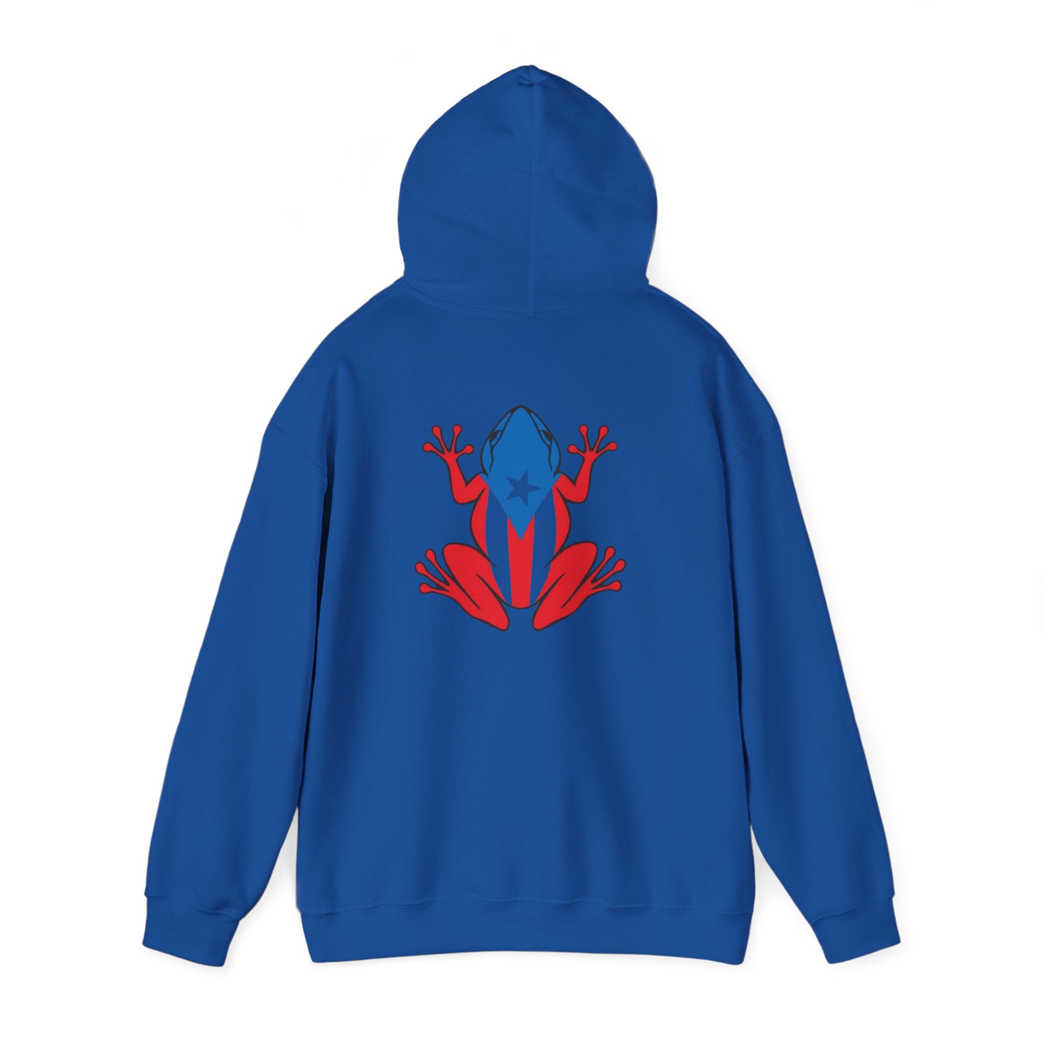 Puerto Rico Flag Heart & Frog Hoodie – Puerto Rican Pride Sweatshirt