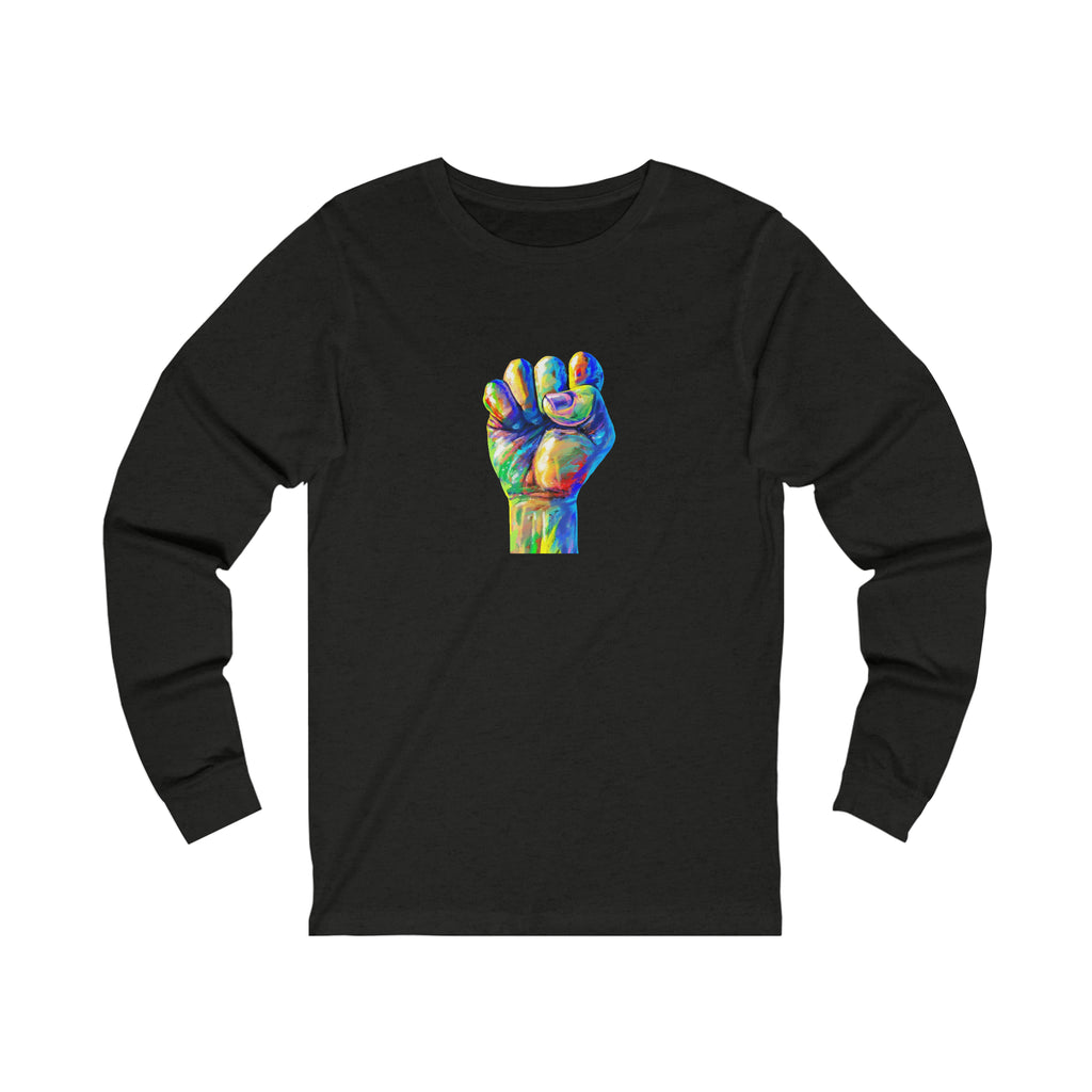 Power to The People Fist Unisex Jersey Long Sleeve Tee