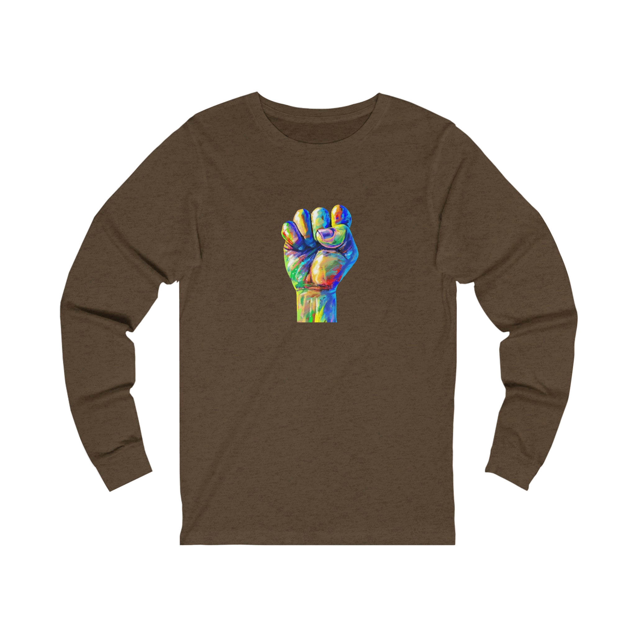 Power to The People Fist Unisex Jersey Long Sleeve Tee