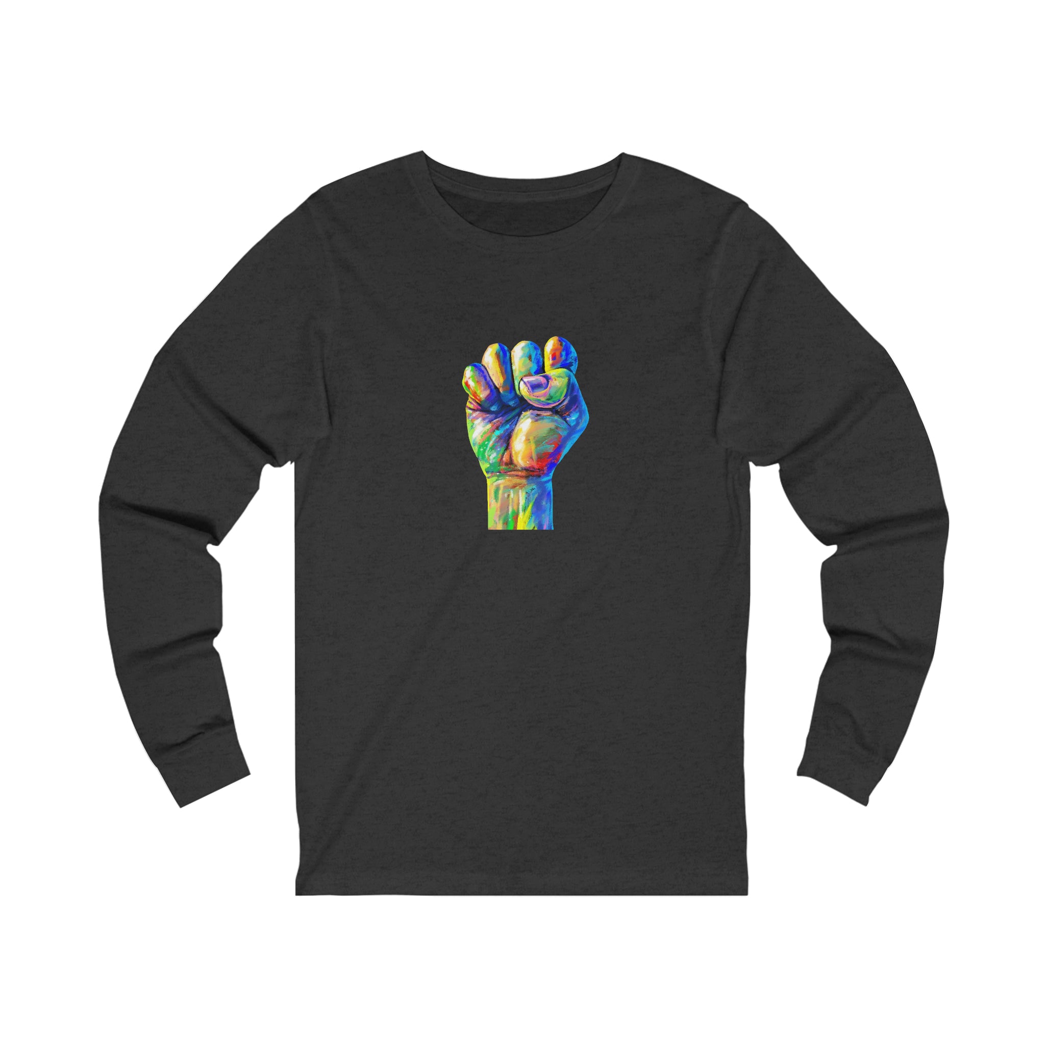 Power to The People Fist Unisex Jersey Long Sleeve Tee