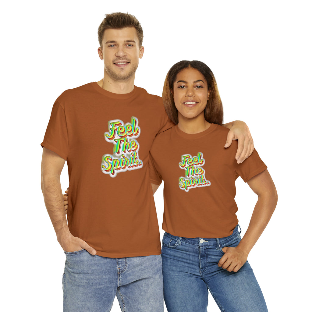 Feel The Spirit Unisex Heavy Cotton Tee