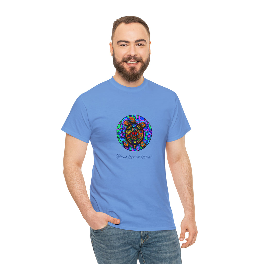 Taino-Inspired Turtle Unisex Heavy Cotton Tee
