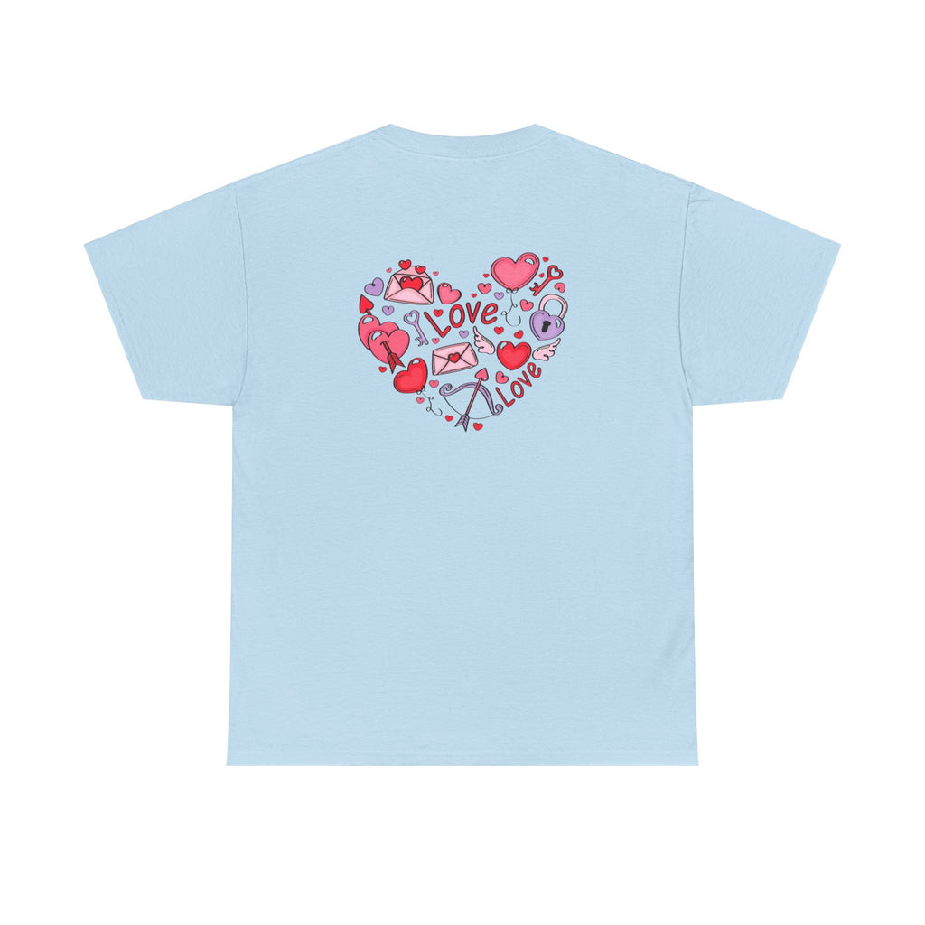 Valentine's Day Love Heart Graphic Tee – Valentine’s Day Romantic Shirt