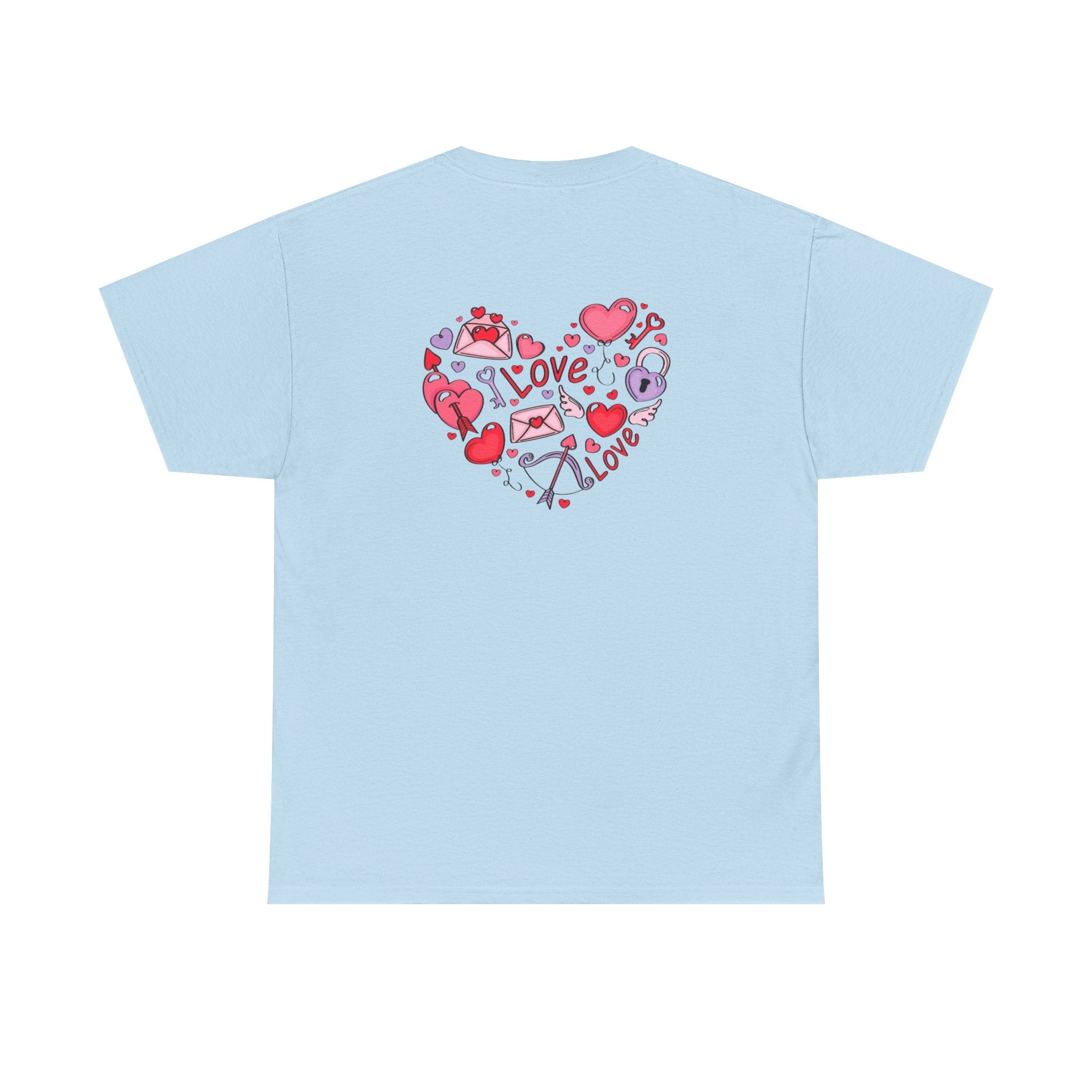 Valentine's Day Love Heart Graphic Tee – Valentine’s Day Romantic Shirt