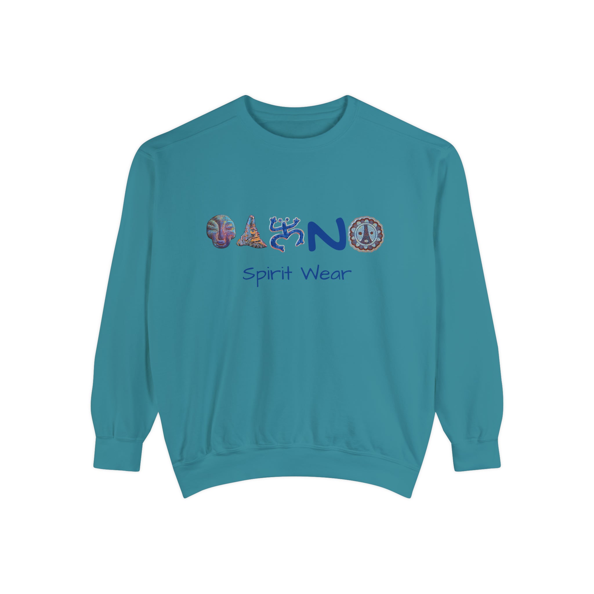 Taino Spirit Wear Symbols Unisex Garment-Dyed Sweatshirt