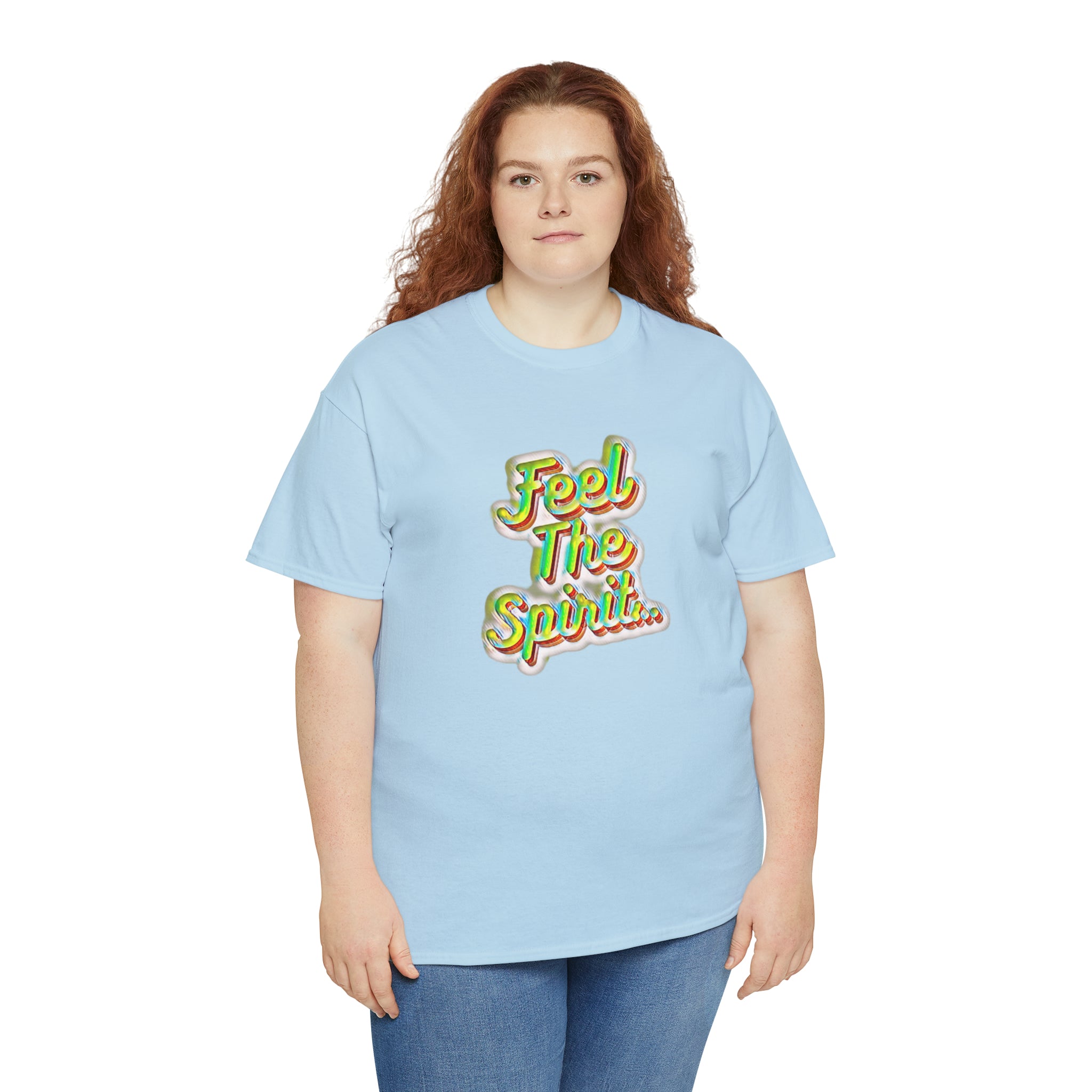 Feel The Spirit Unisex Heavy Cotton Tee