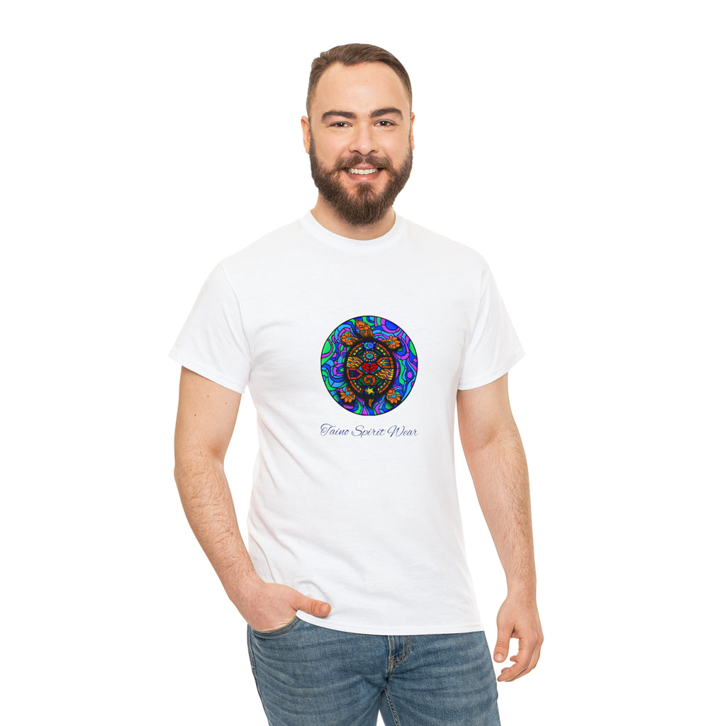 Taino-Inspired Turtle Unisex Heavy Cotton Tee