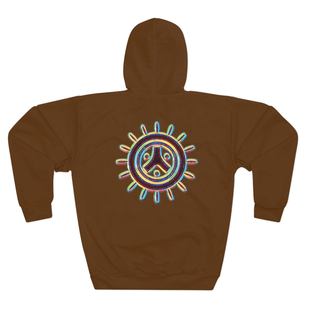 Taino Coqui/Sun/Warrior Unisex Pullover Hoodie (AOP)
