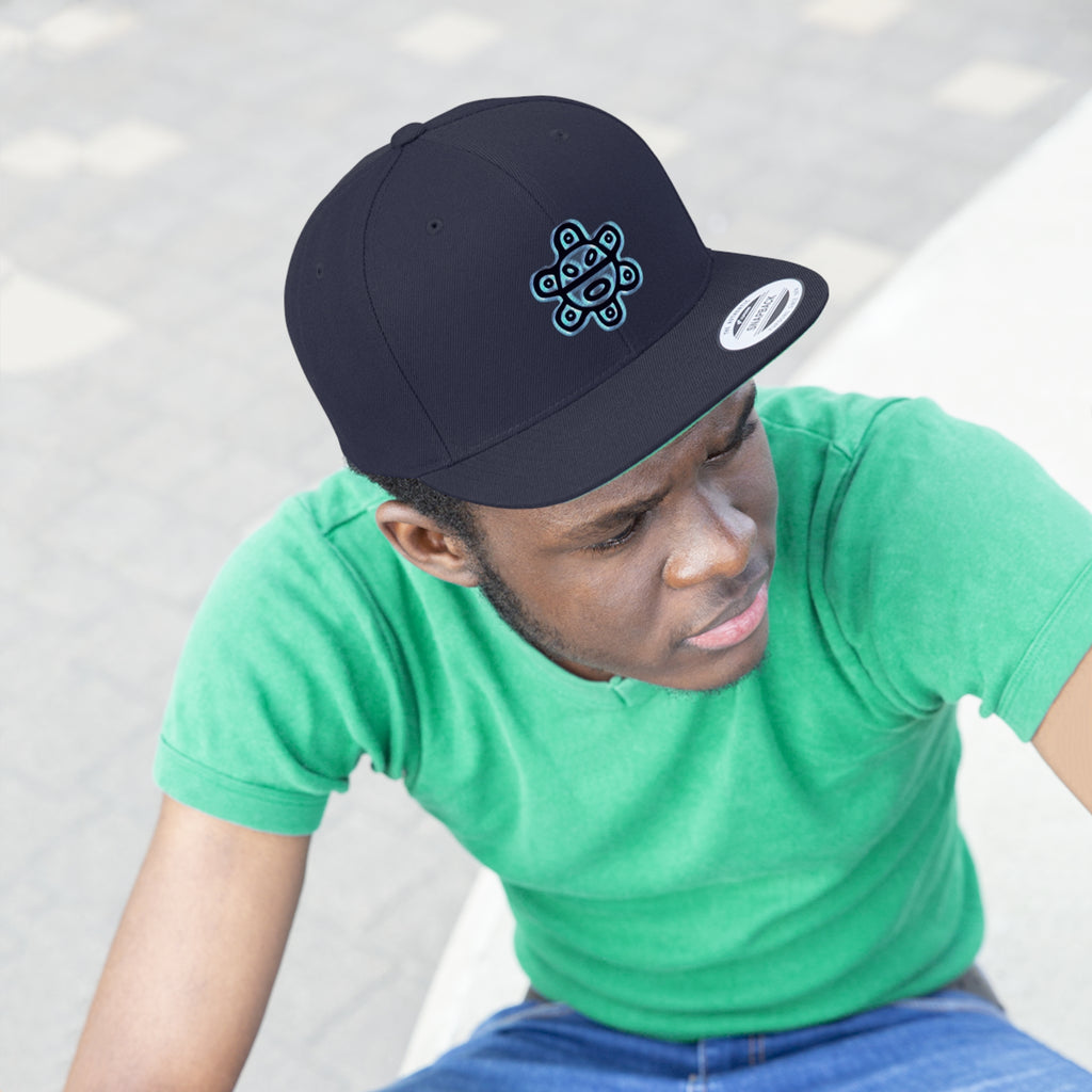 Taino Sun Unisex Flat Bill Hat