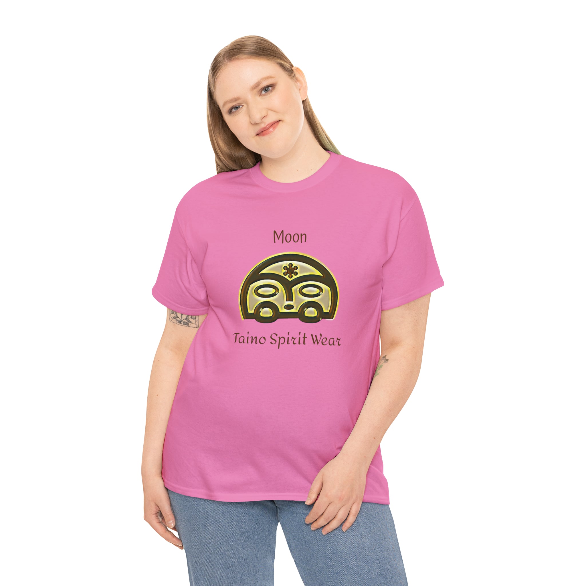 Taino Moon/ Puerto Rican Coqui Unisex Heavy Cotton Tee