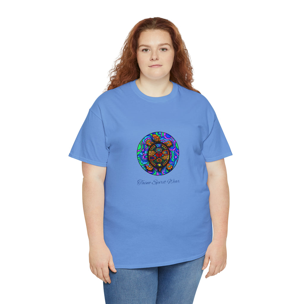 Taino-Inspired Turtle Unisex Heavy Cotton Tee