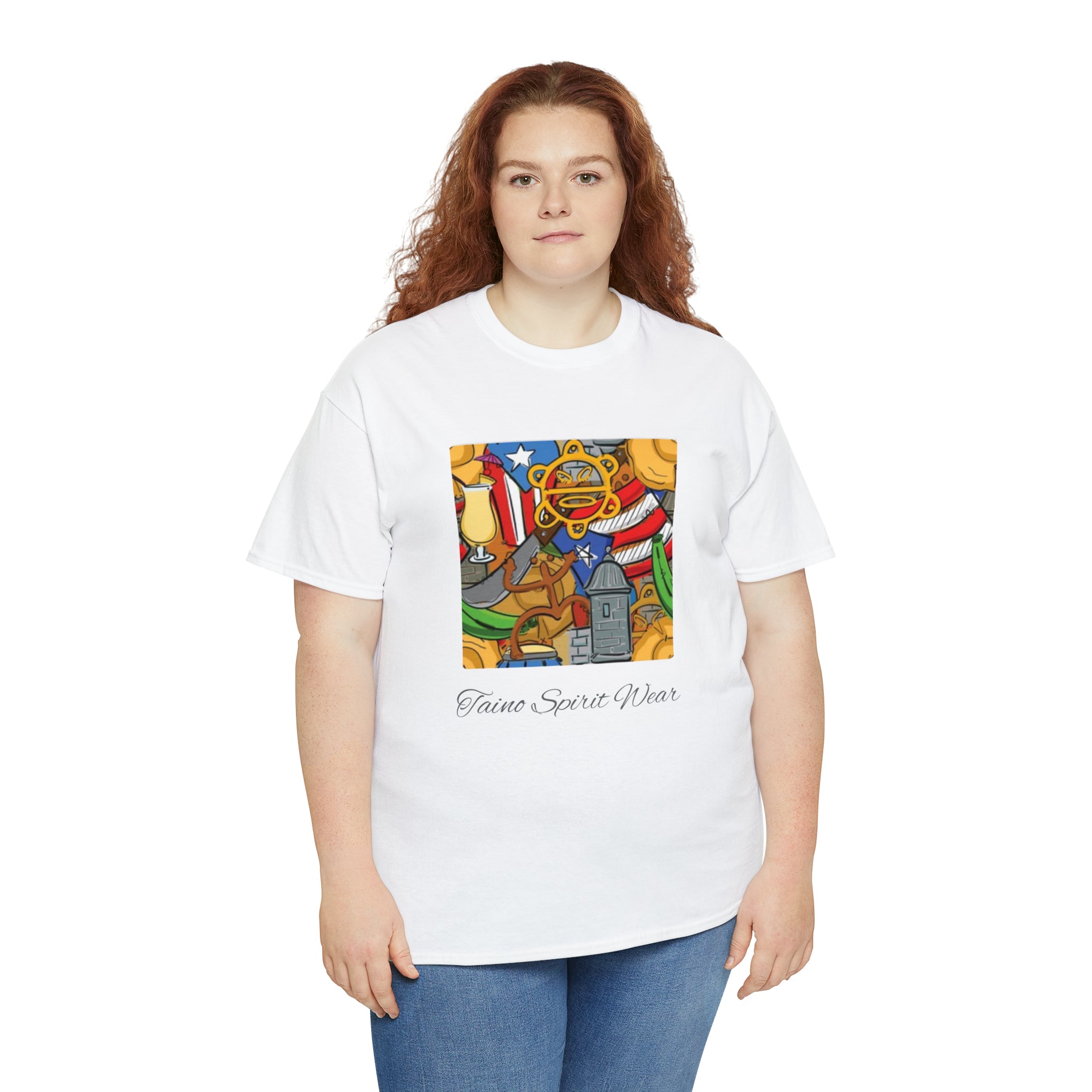 Puerto Rican Heritage Unisex Heavy Cotton Tee